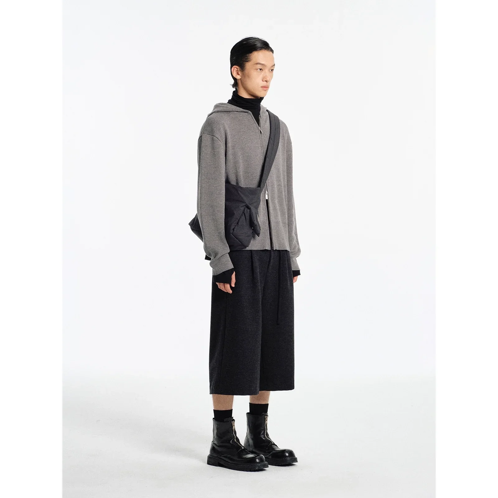 Merino Wool Zip-Up Hoodie - Image 3