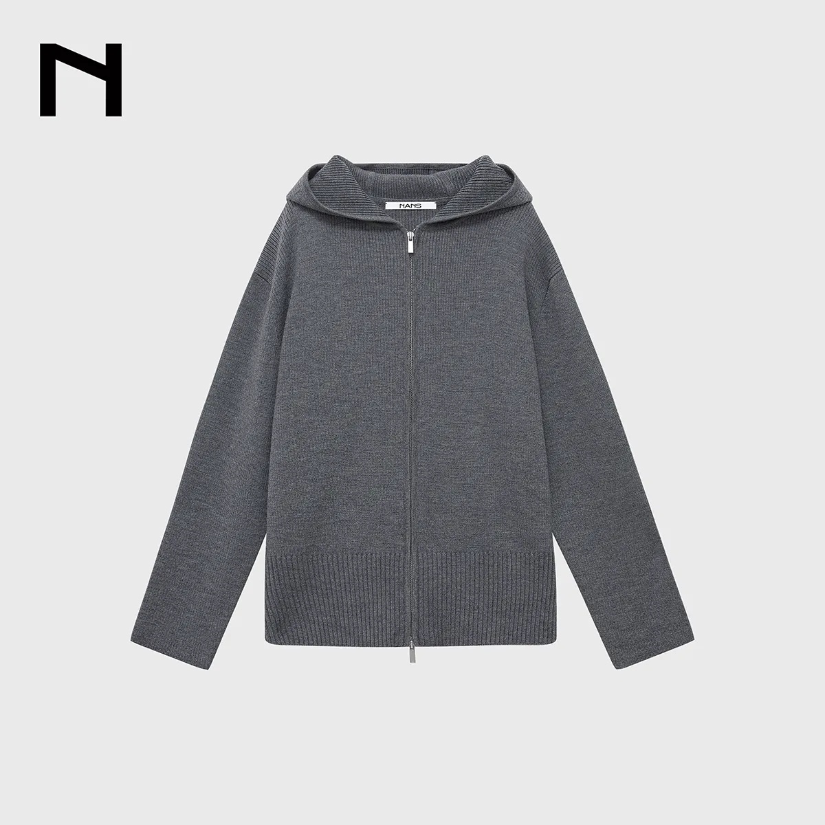 Merino Wool Zip-Up Hoodie - Image 9