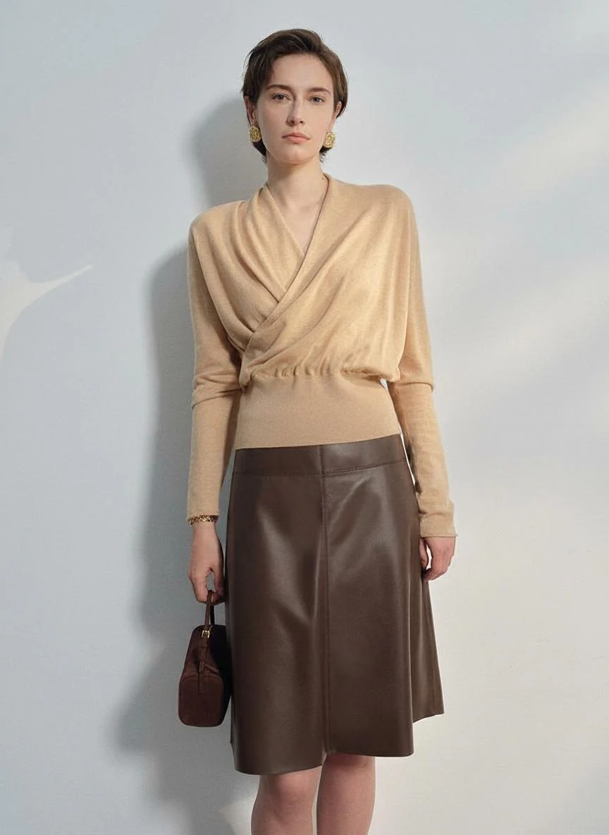Merino Wrap Sweater