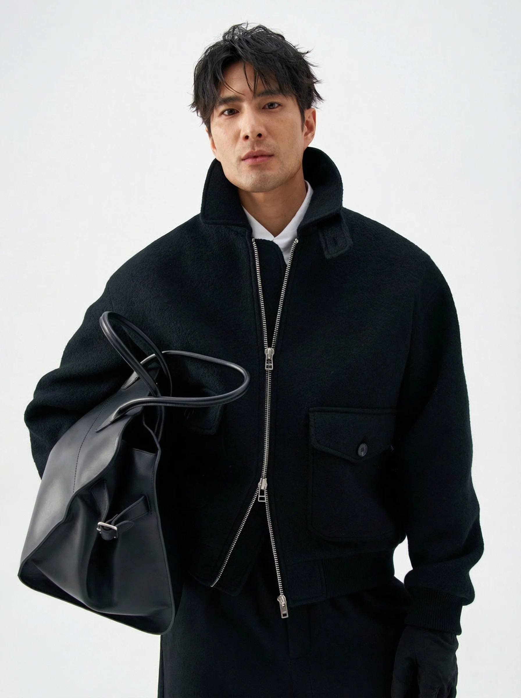 Merino Zip-Up Jacket - Image 3