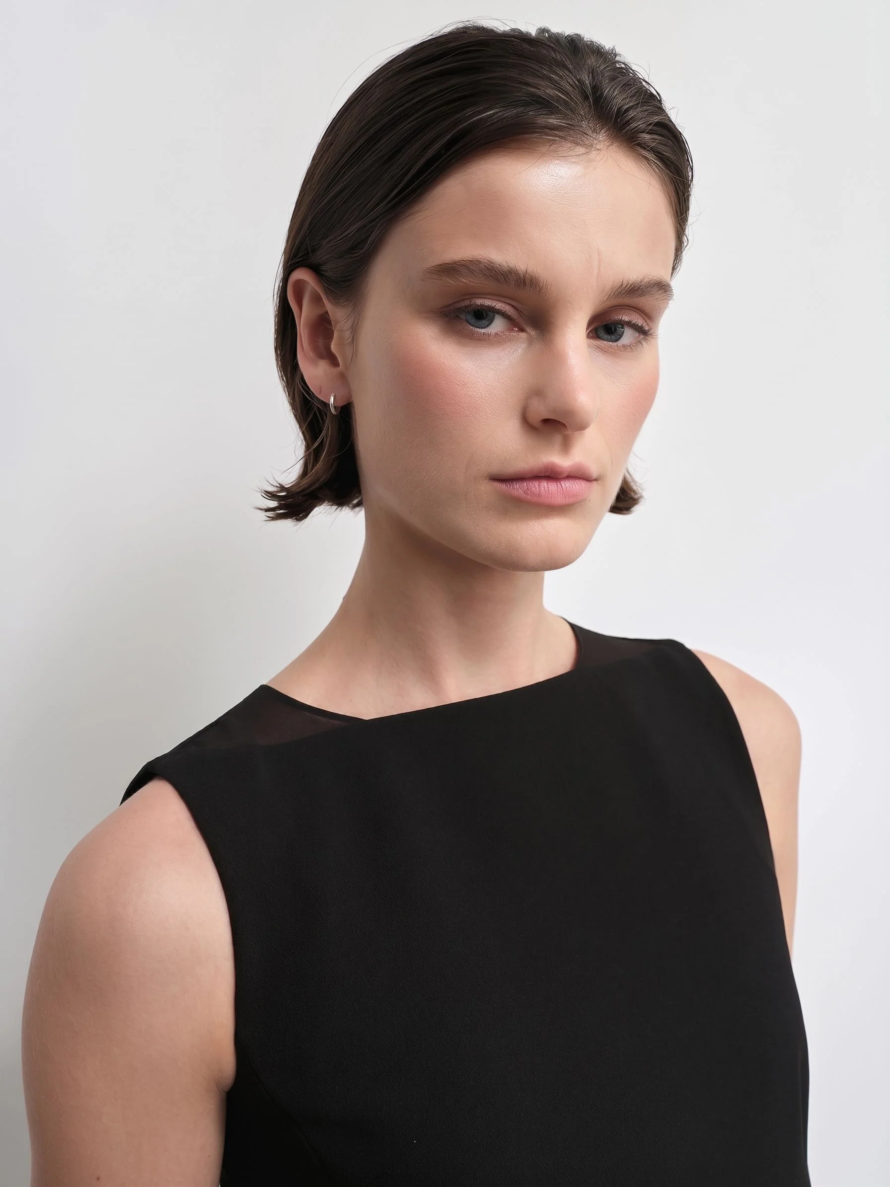 Mesh Neck Sheath Dress - Image 8