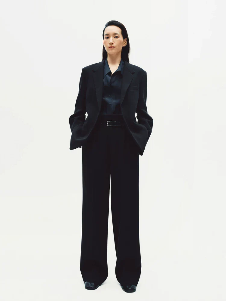 Metal Clasp Blazer