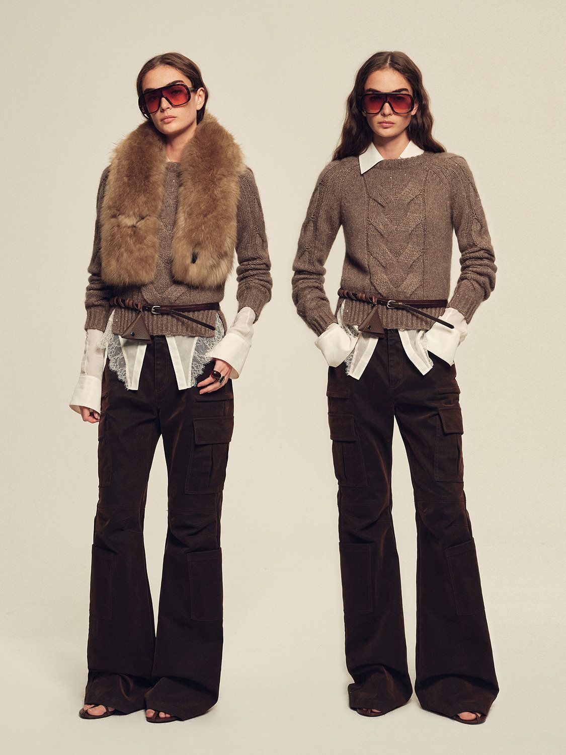 Metallic Cable Sweater - Image 5