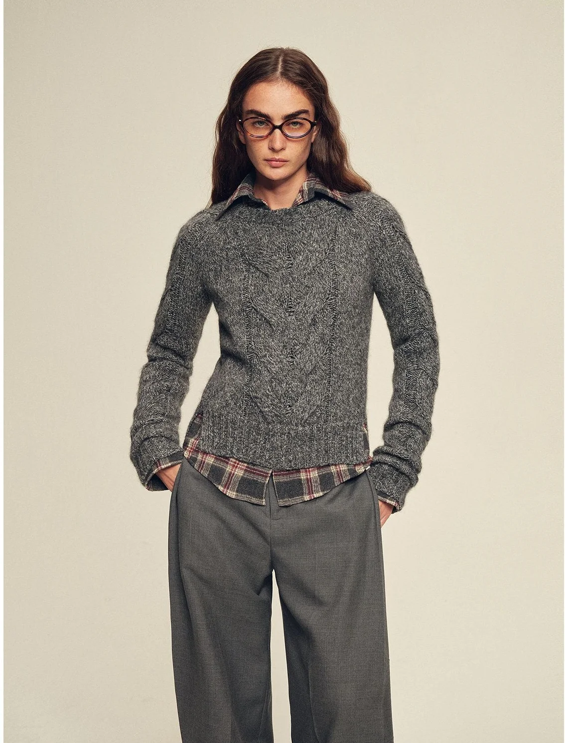 Metallic Cable Sweater - Image 7