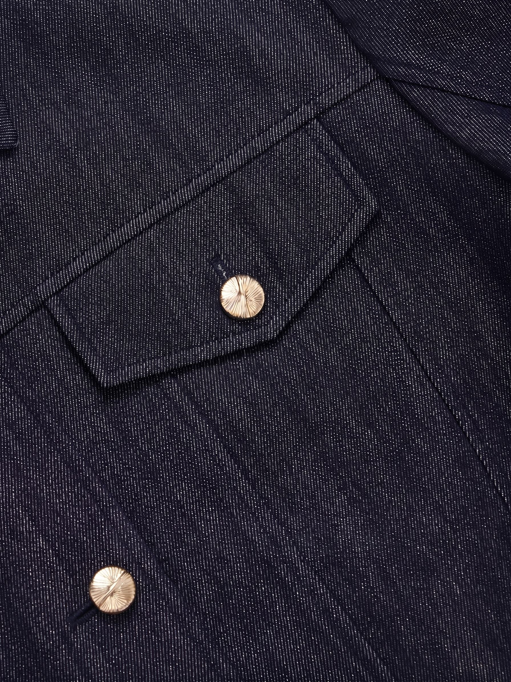 Metallic Denim Jacket - Image 5