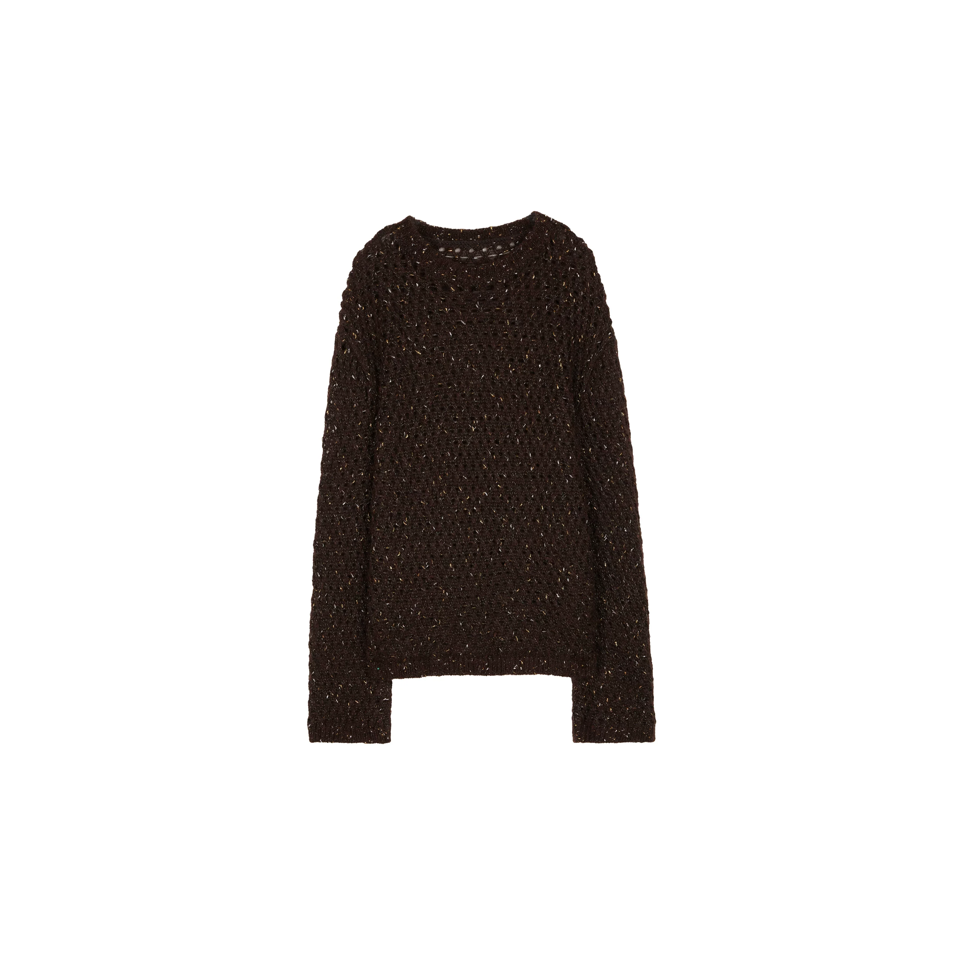 Metallic Fleck Knit Sweater - Image 2