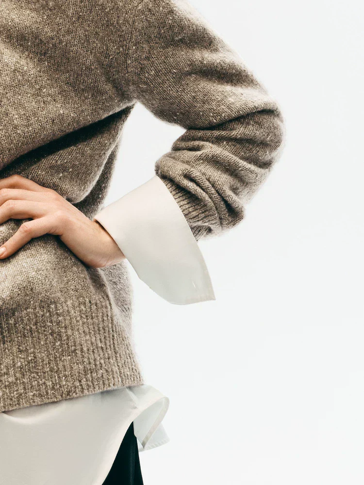 Metallic Fleck Sweater - Image 5