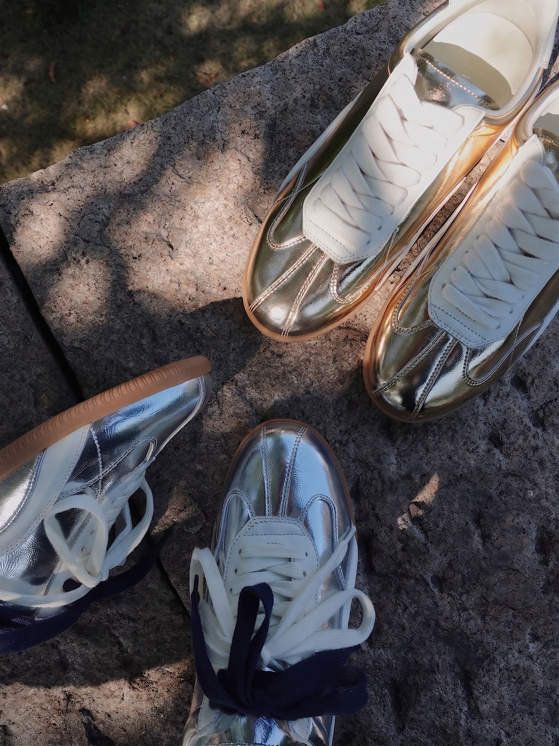 Metallic Gum Sneakers - Image 2