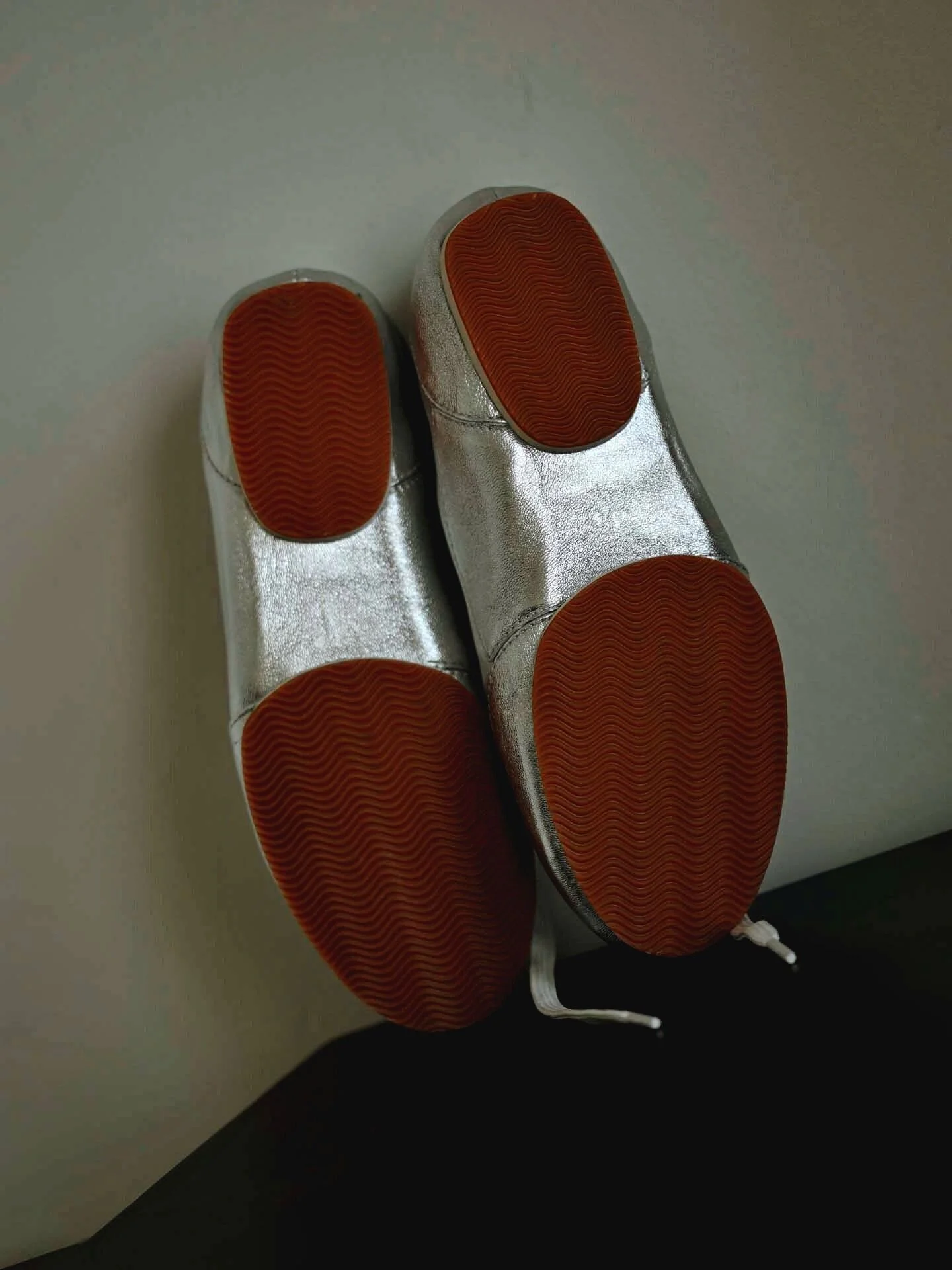Metallic Lace-Up Sneakers - Image 2