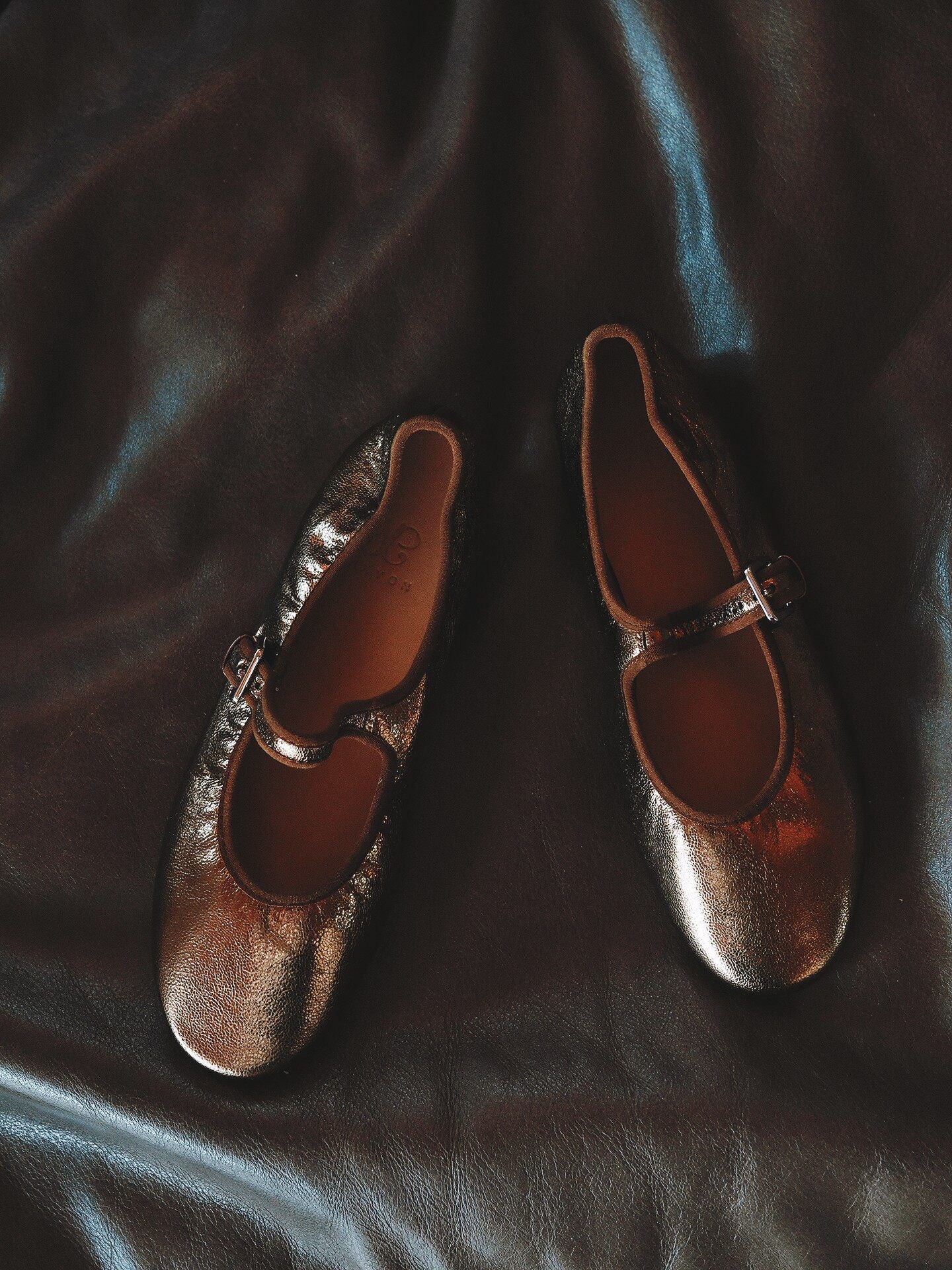 Metallic Mary Jane Flats - Image 3