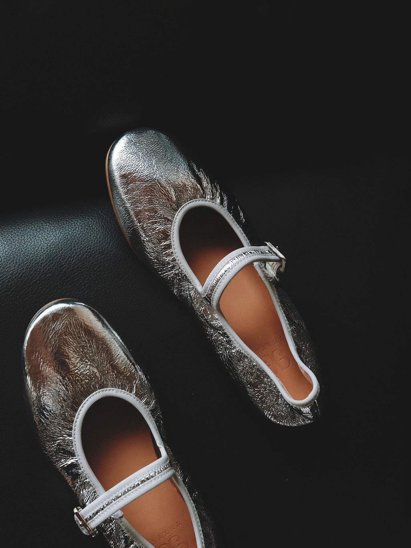 Metallic Mary Jane Flats - Image 4