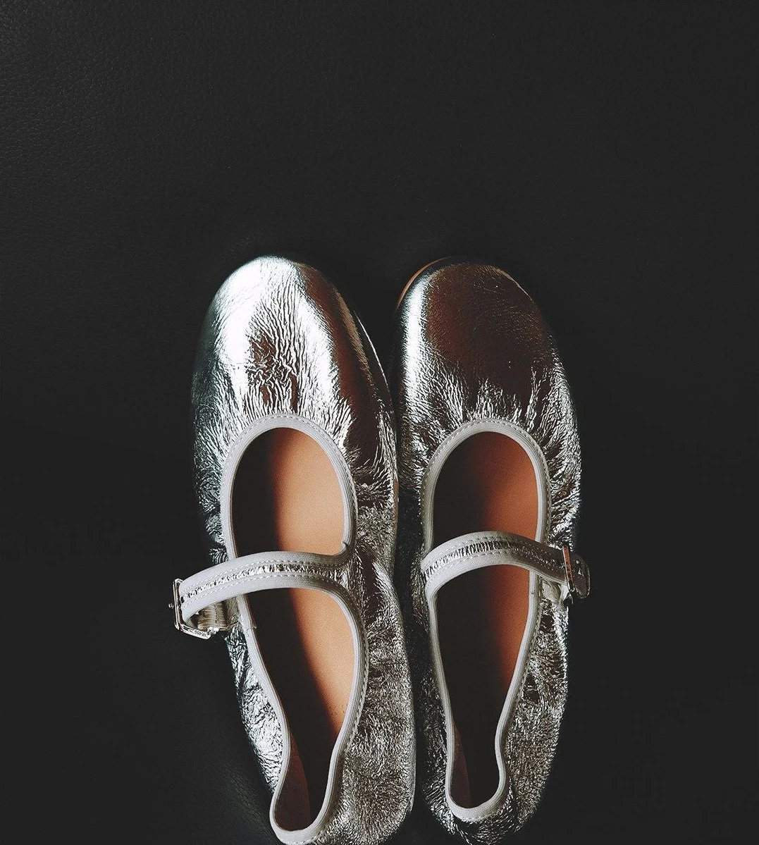 Metallic Mary Jane Flats - Image 6