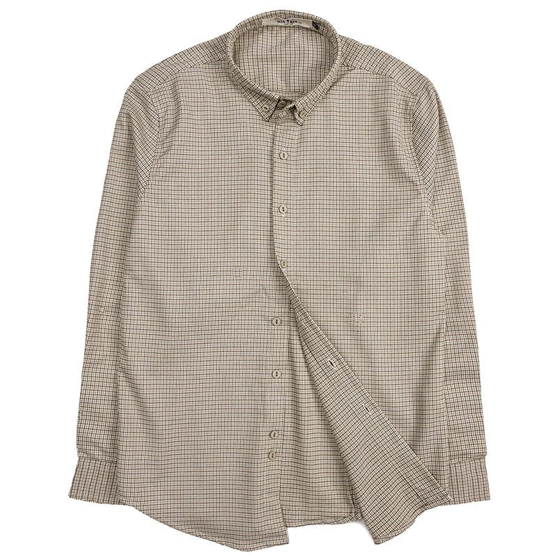 Micro-Check Button-Down Shirt - Image 6