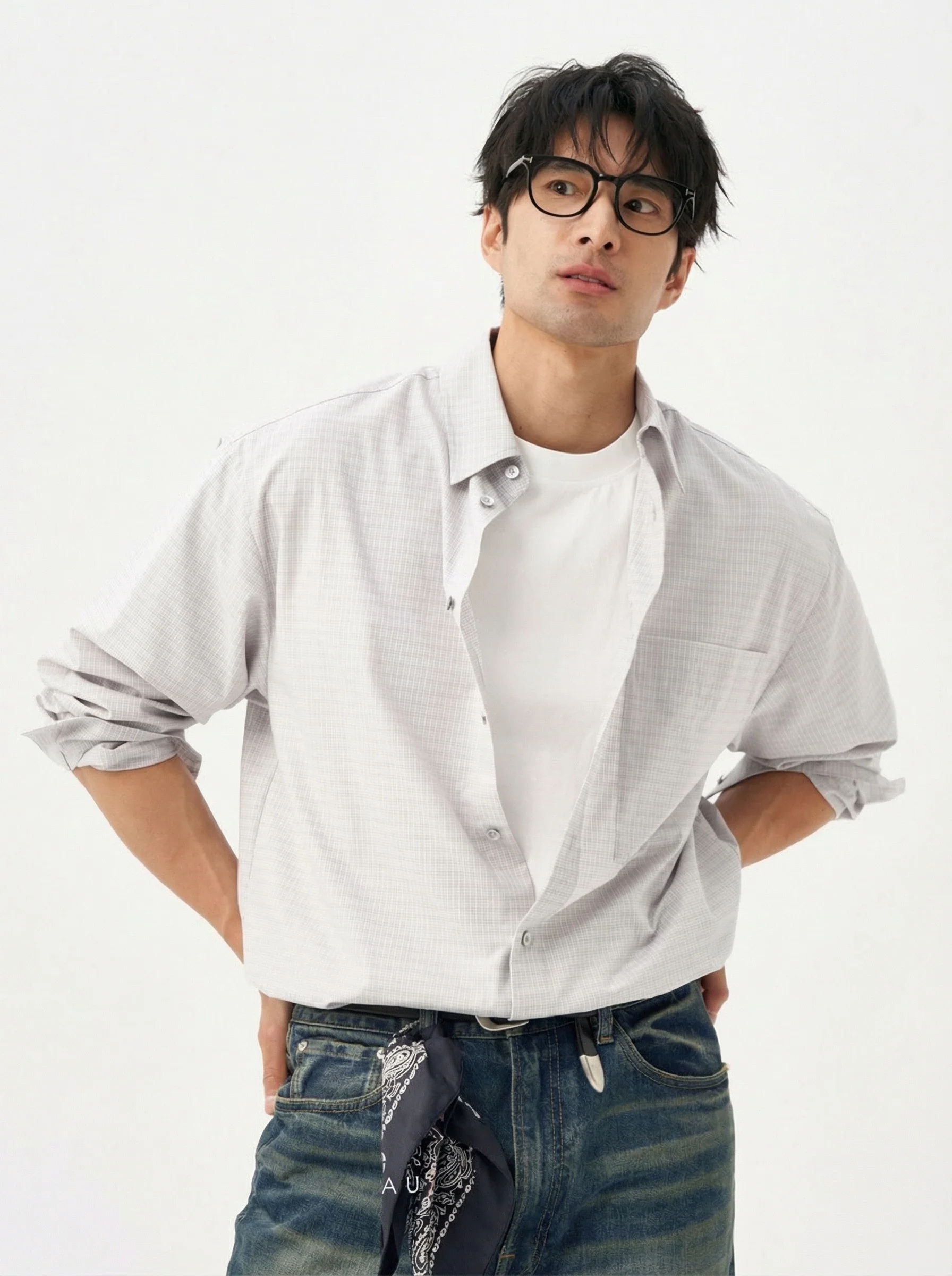 Micro Check Shirt - Image 5