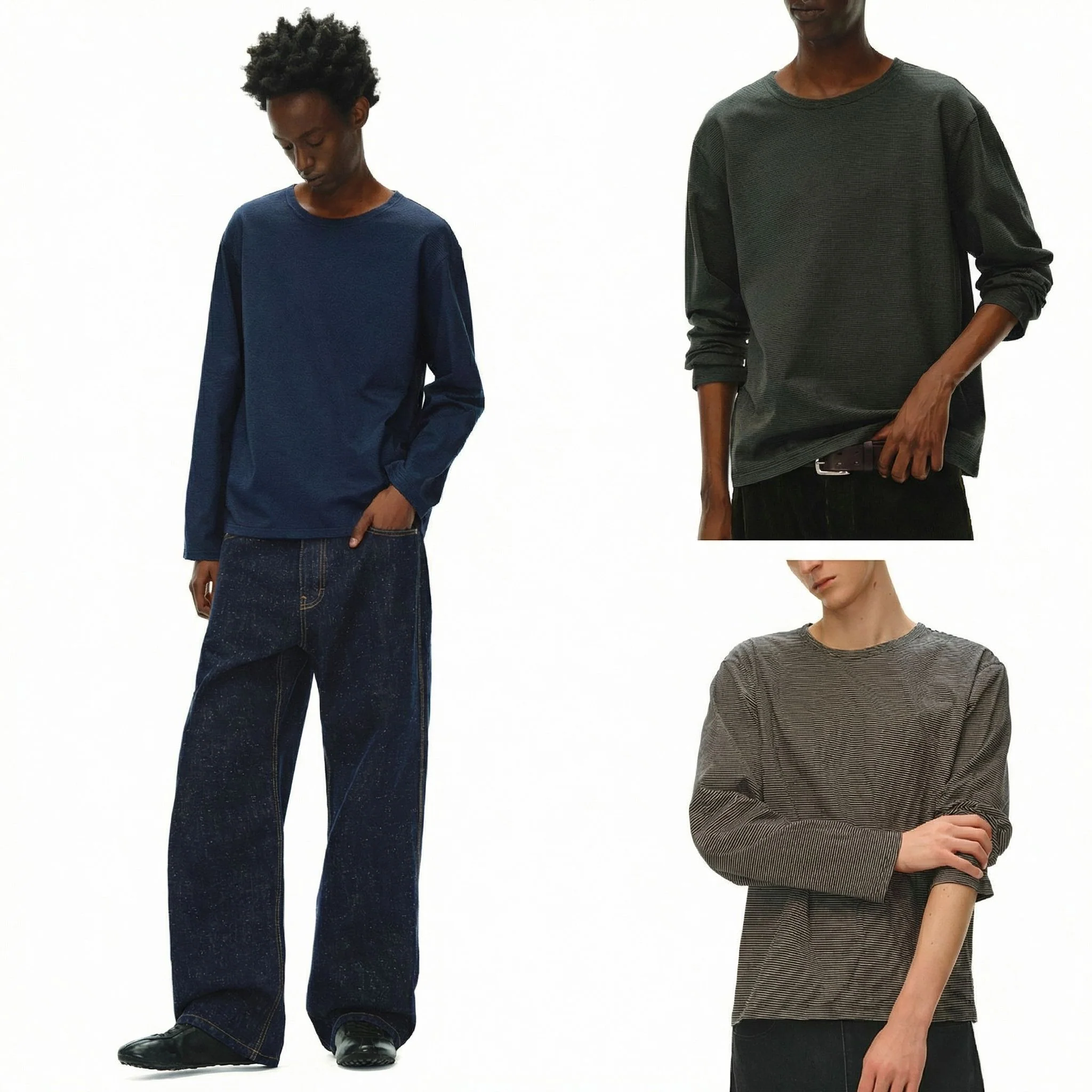 Micro-Stripe Longsleeve Tee