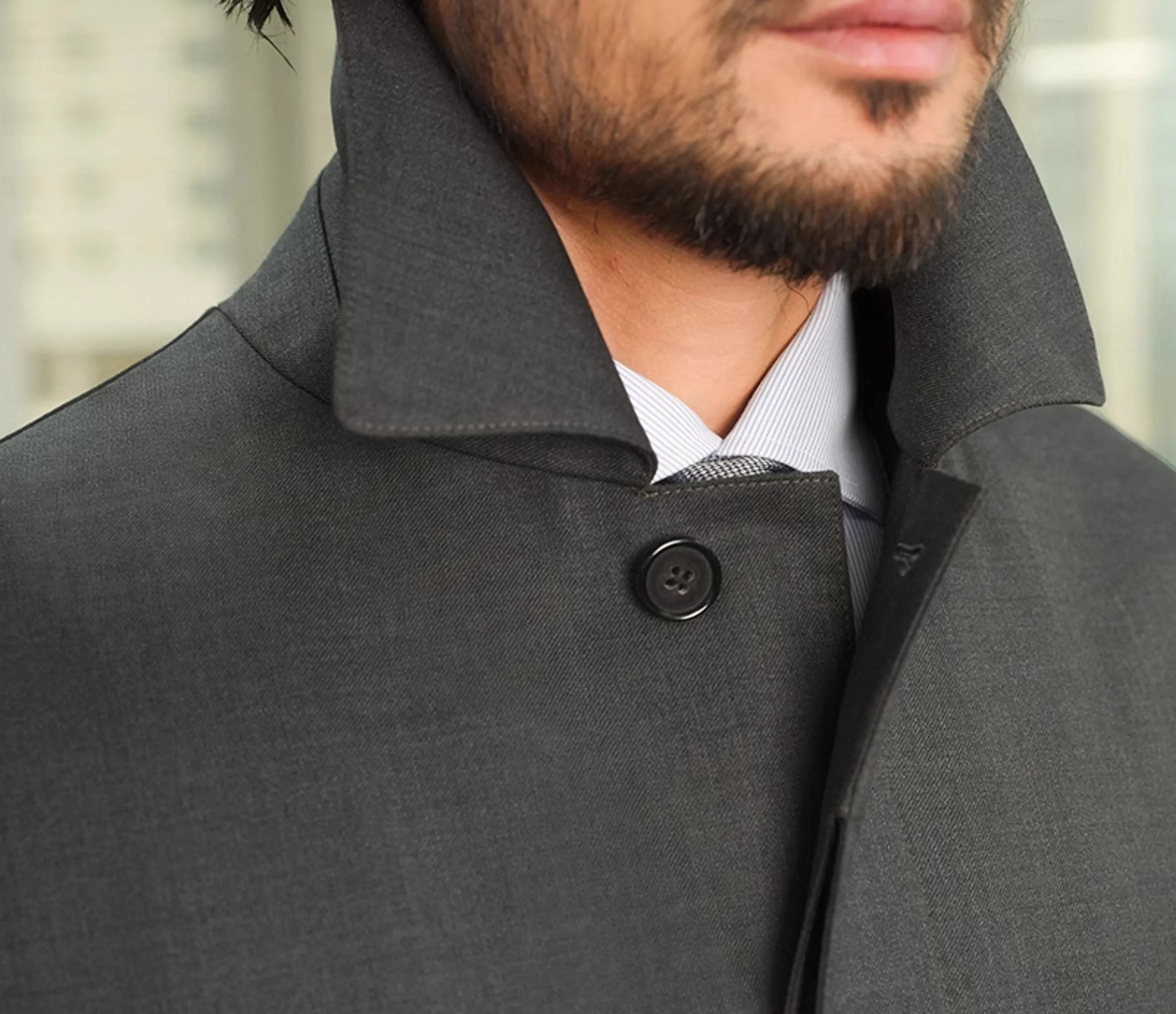 Mid-Length Commuter Overcoat - Image 11