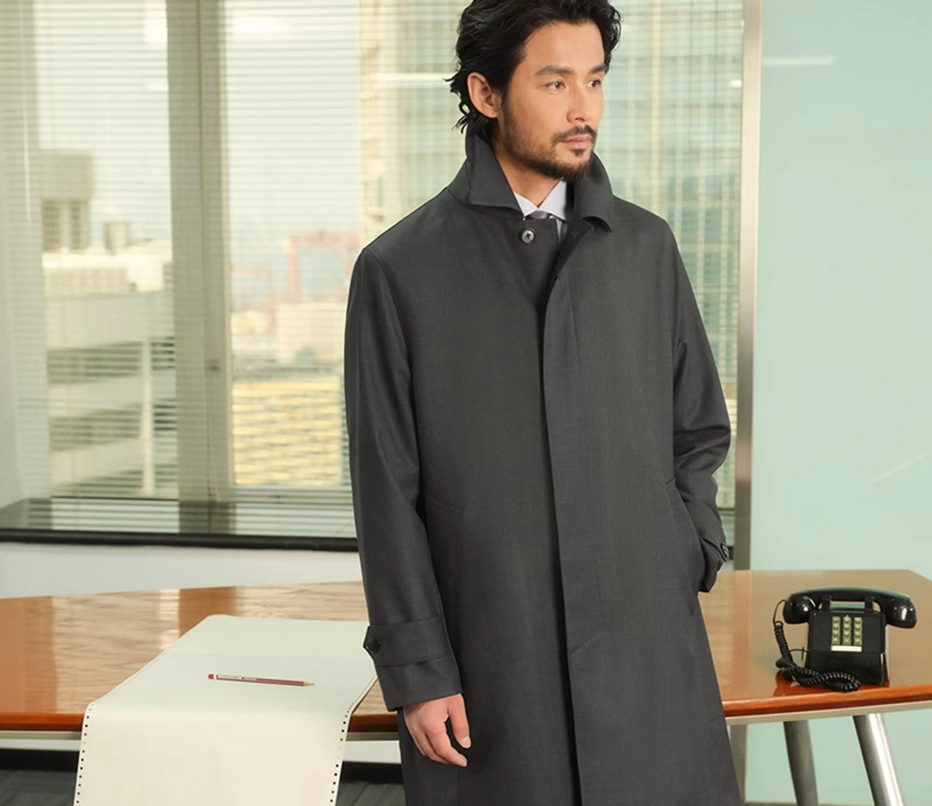 Mid-Length Commuter Overcoat - Image 8