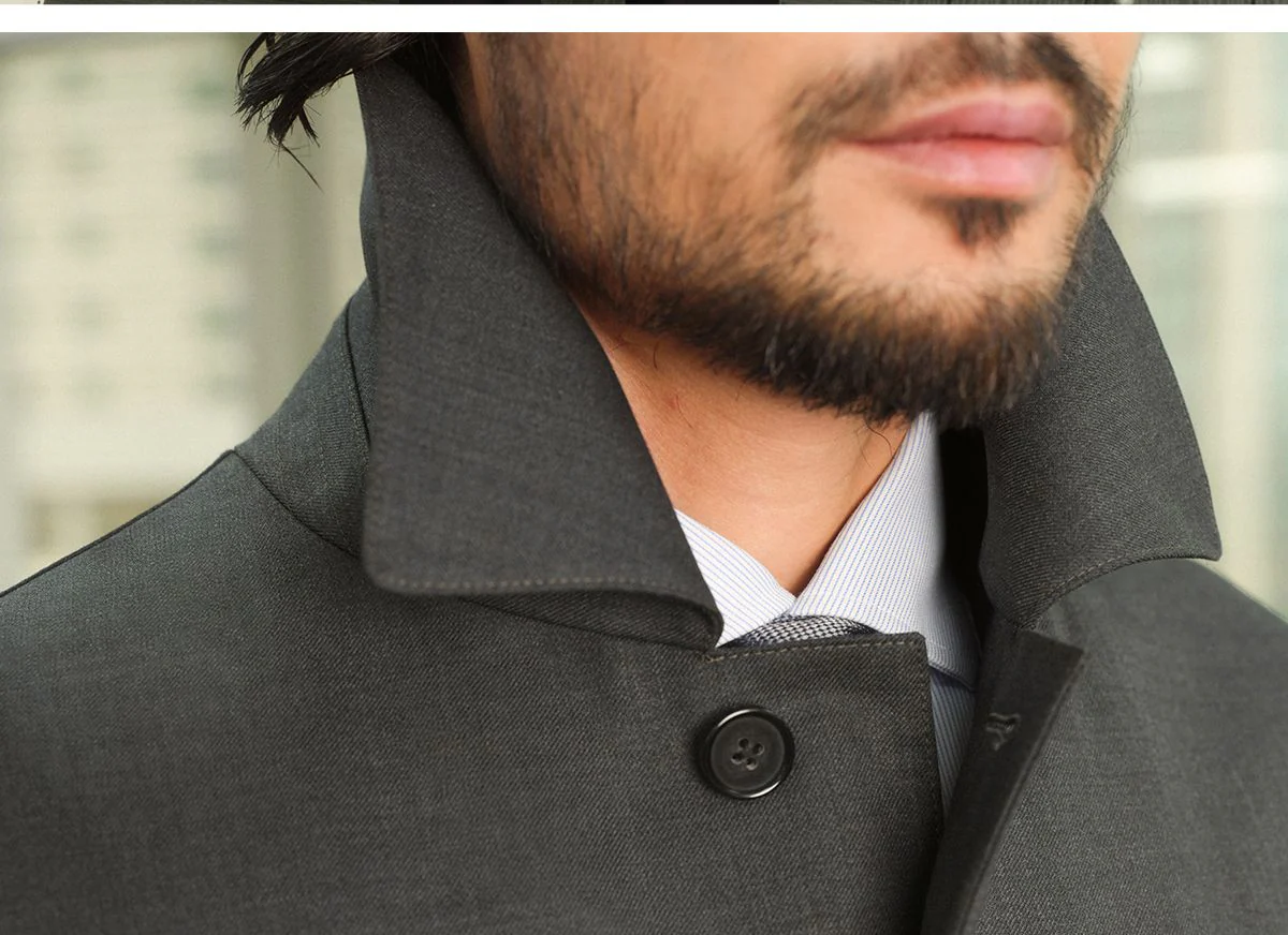 Mid-Length Commuter Overcoat - Image 9