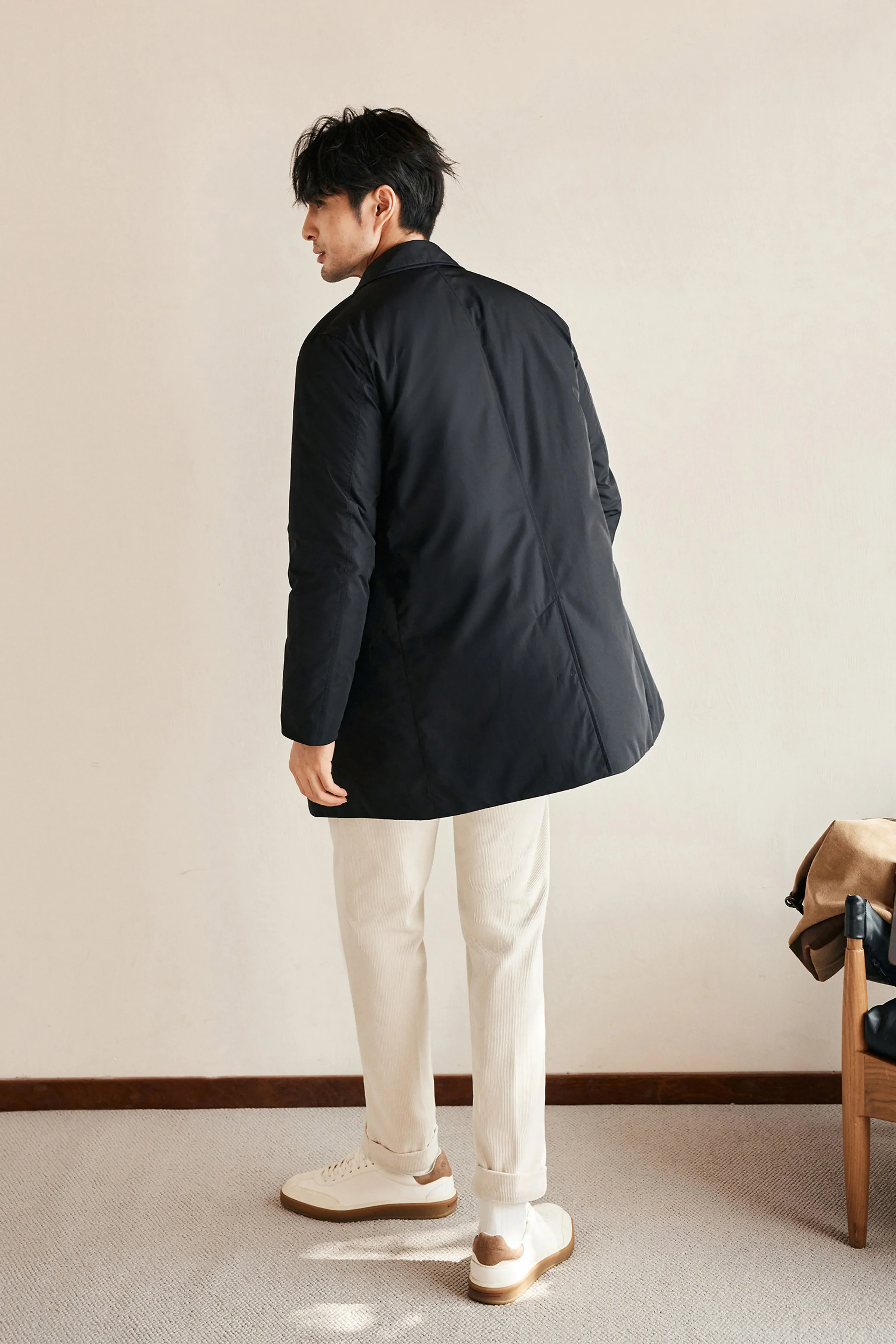 Mid-Length Goose Down Coat - Image 3