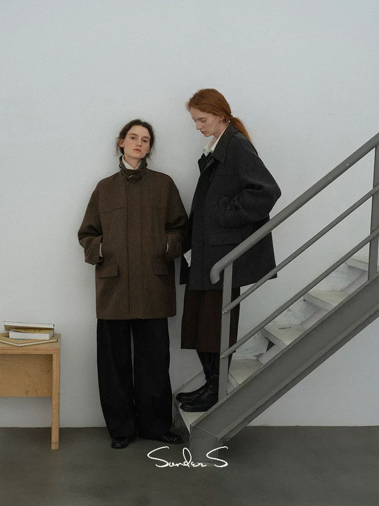 Mid-Length Wool-Blend Jacket - Image 2