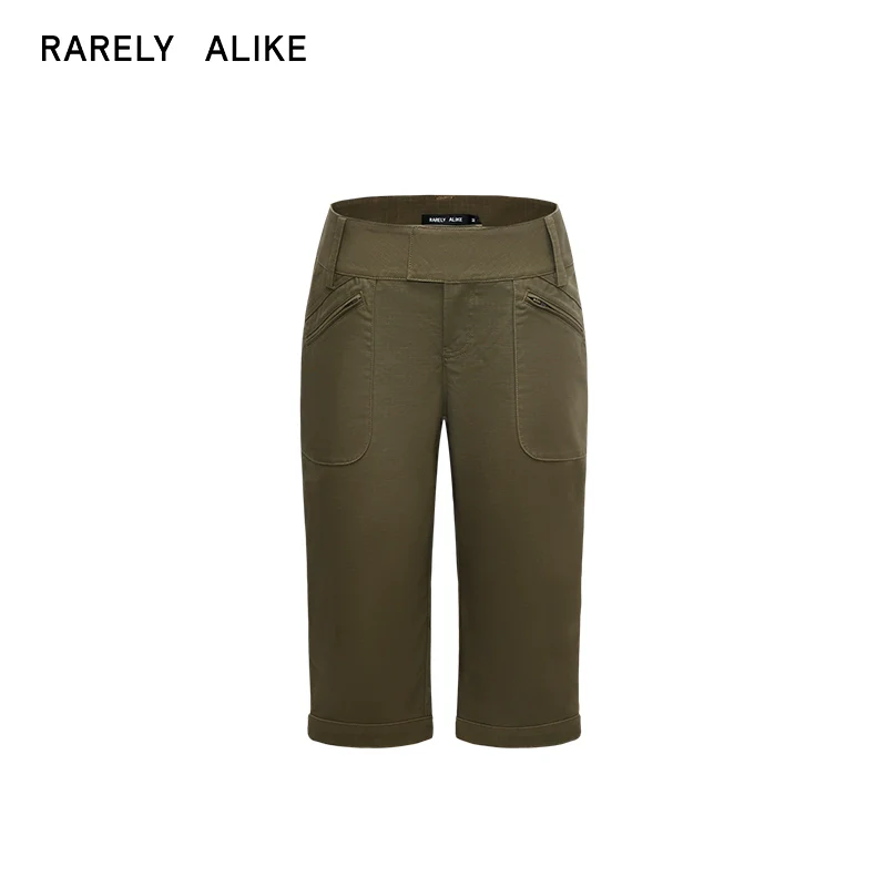Mid-Rise Cropped Utility Pants - Image 7