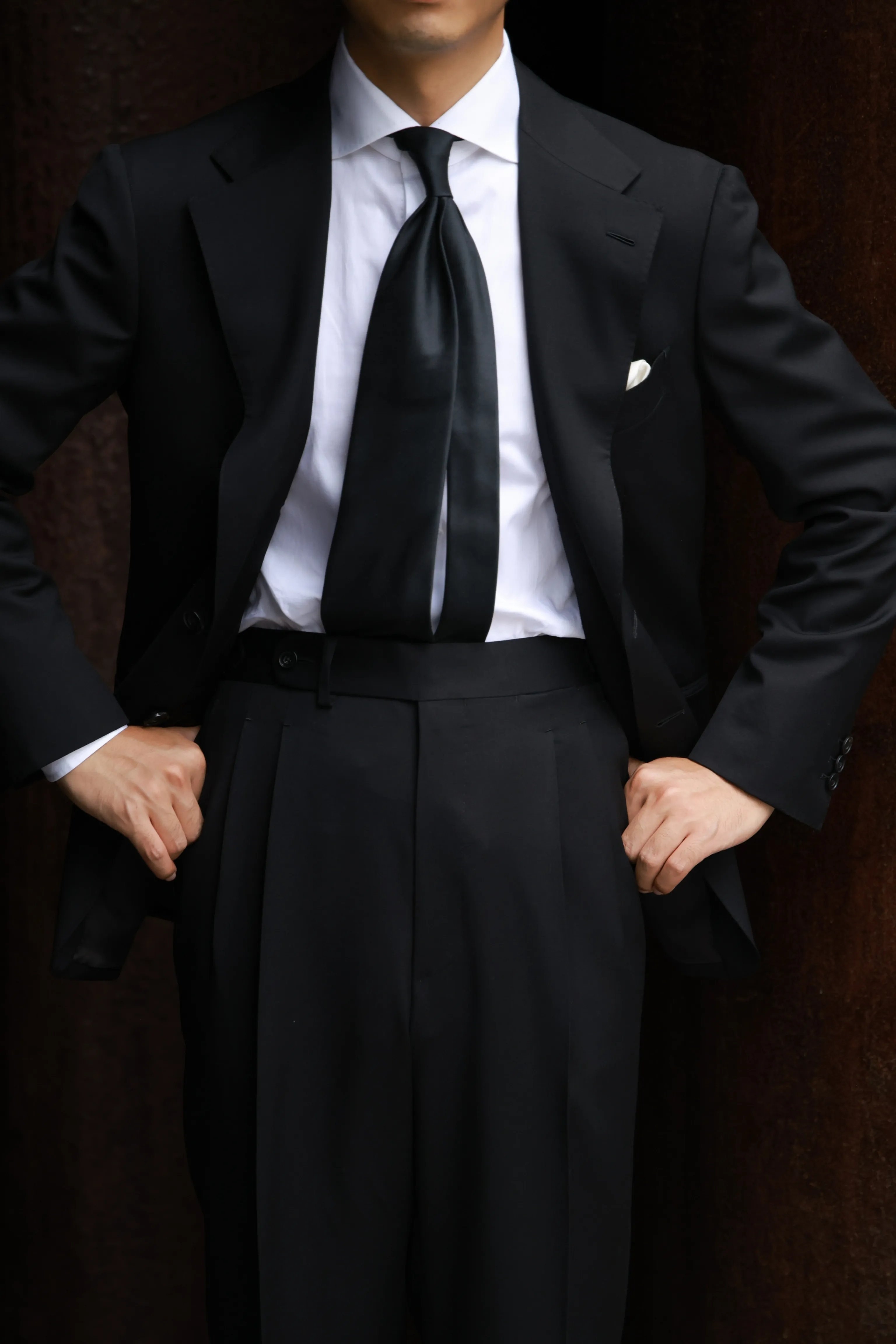 Midnight Black Two-Button Blazer - Image 2
