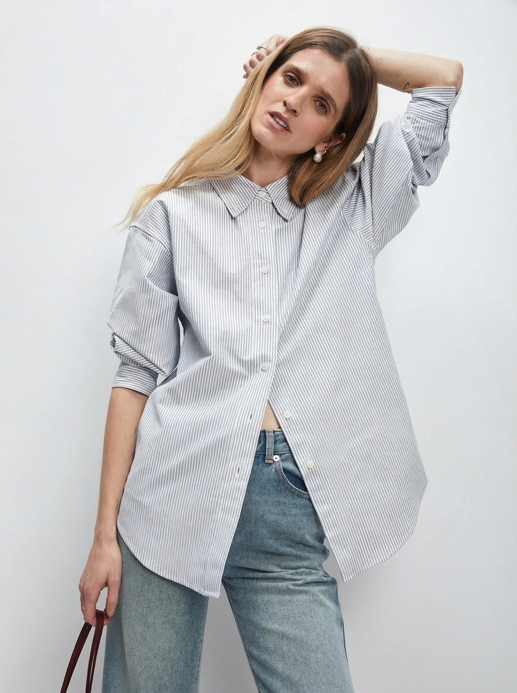 MIKI Oxford Pinstripe Shirt - Image 4