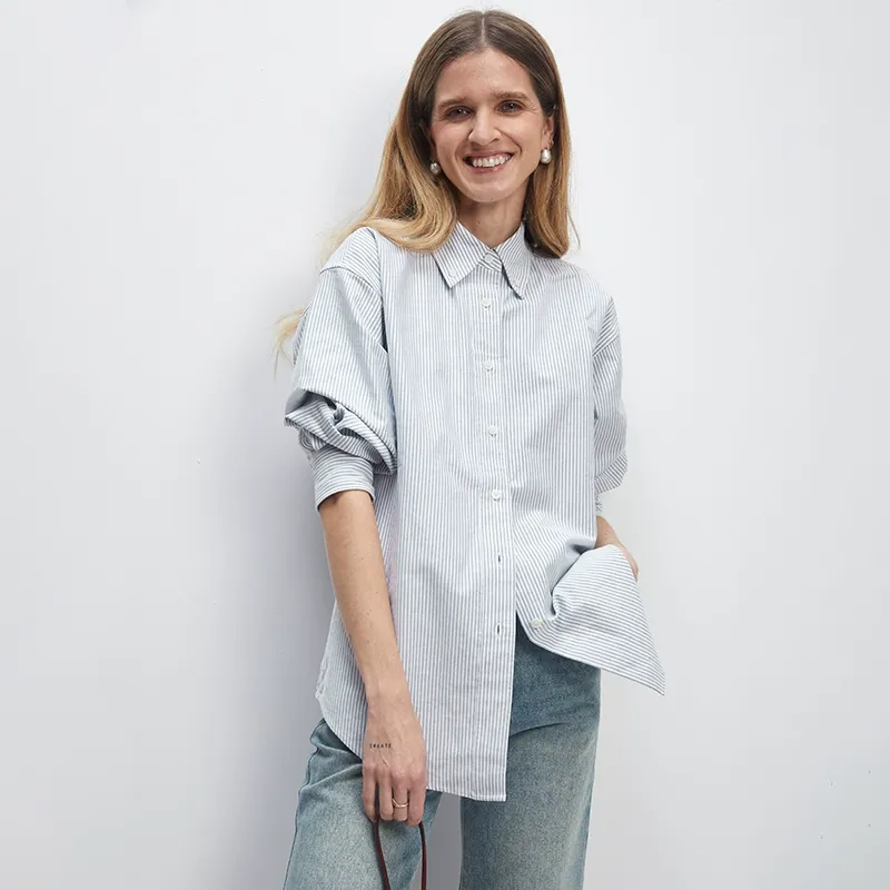 MIKI Oxford Pinstripe Shirt - Image 7