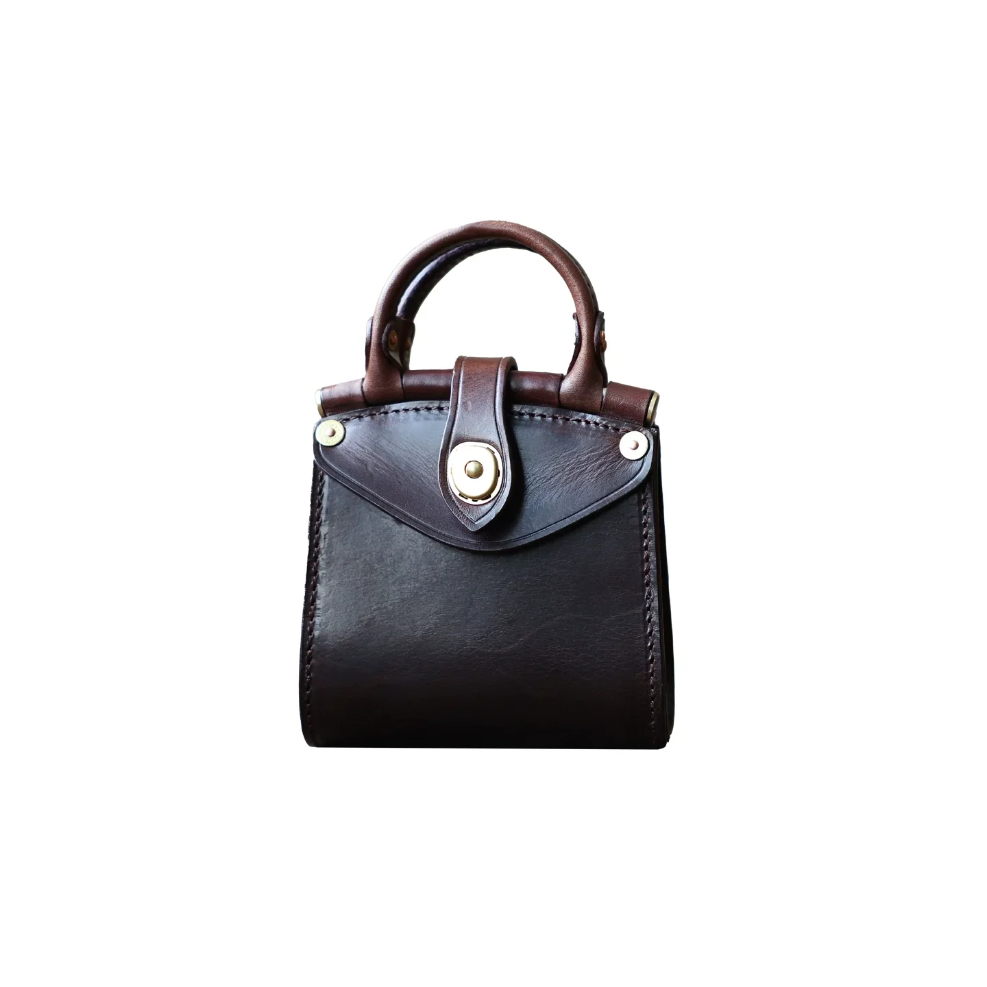 Mini Leather Top-Handle Bag - Image 8