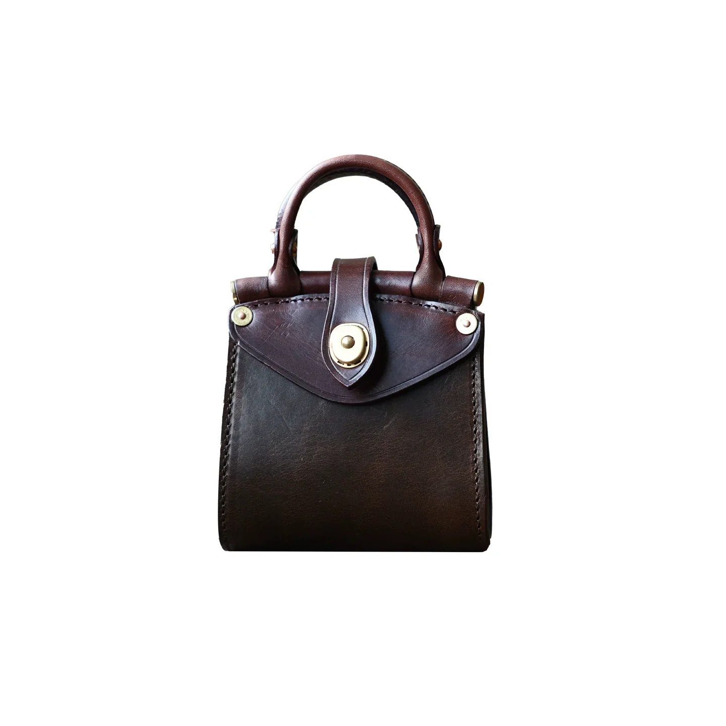 Mini Leather Top-Handle Bag - Image 9