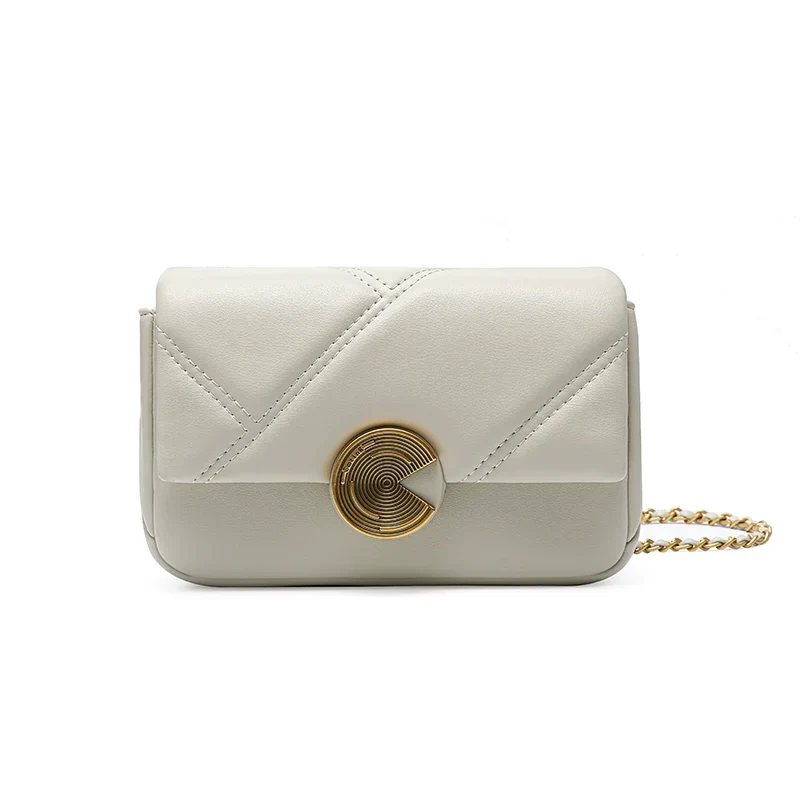 Mini Quilted Square Chain Bag - Image 2