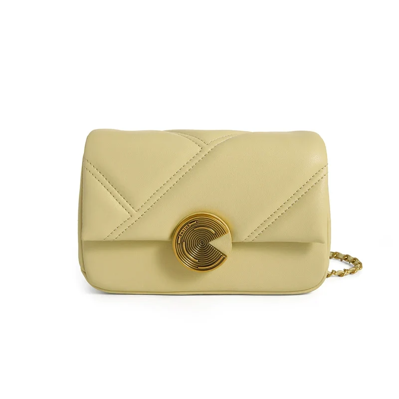 Mini Quilted Square Chain Bag - Image 5