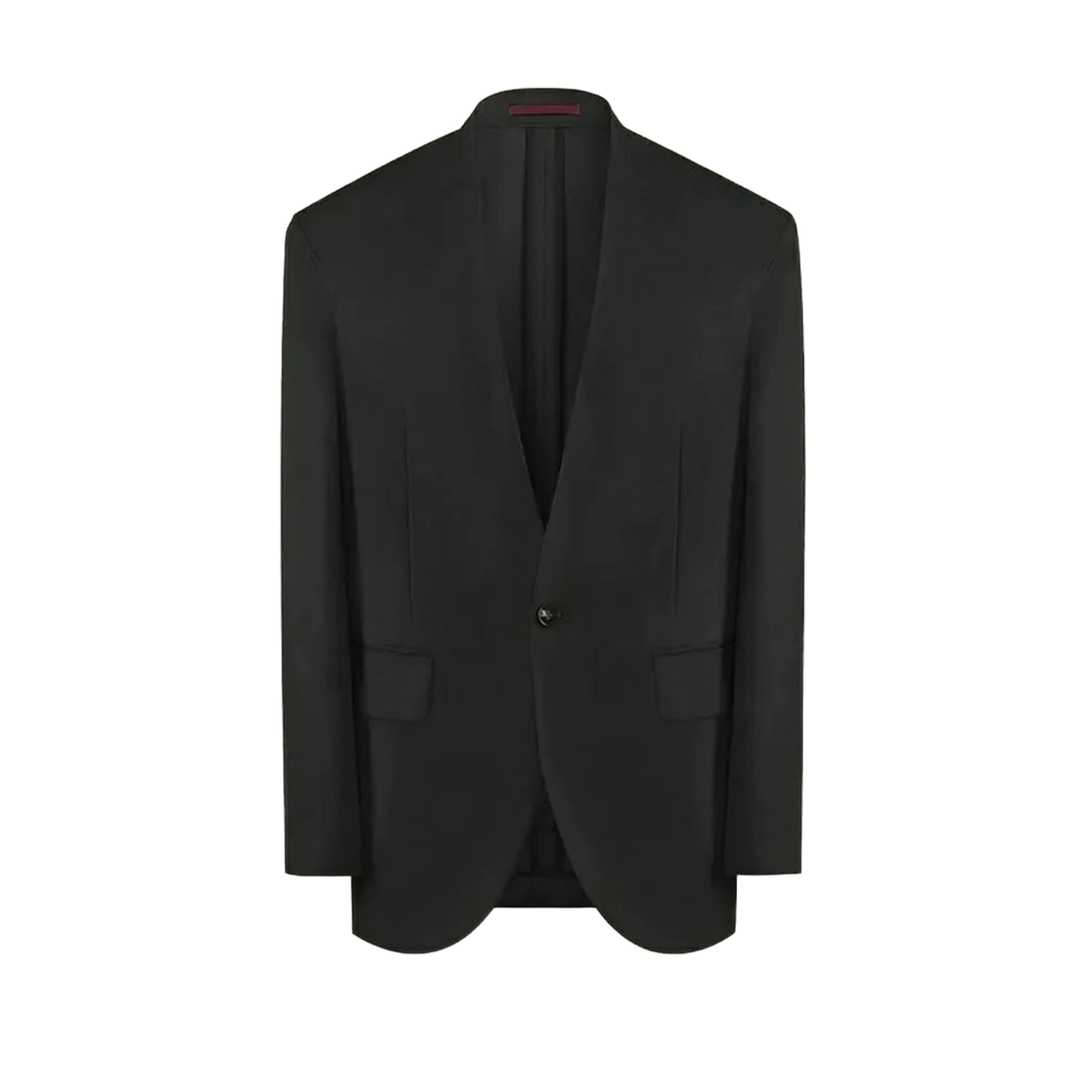 Minimalist Collarless Suit - Image 5