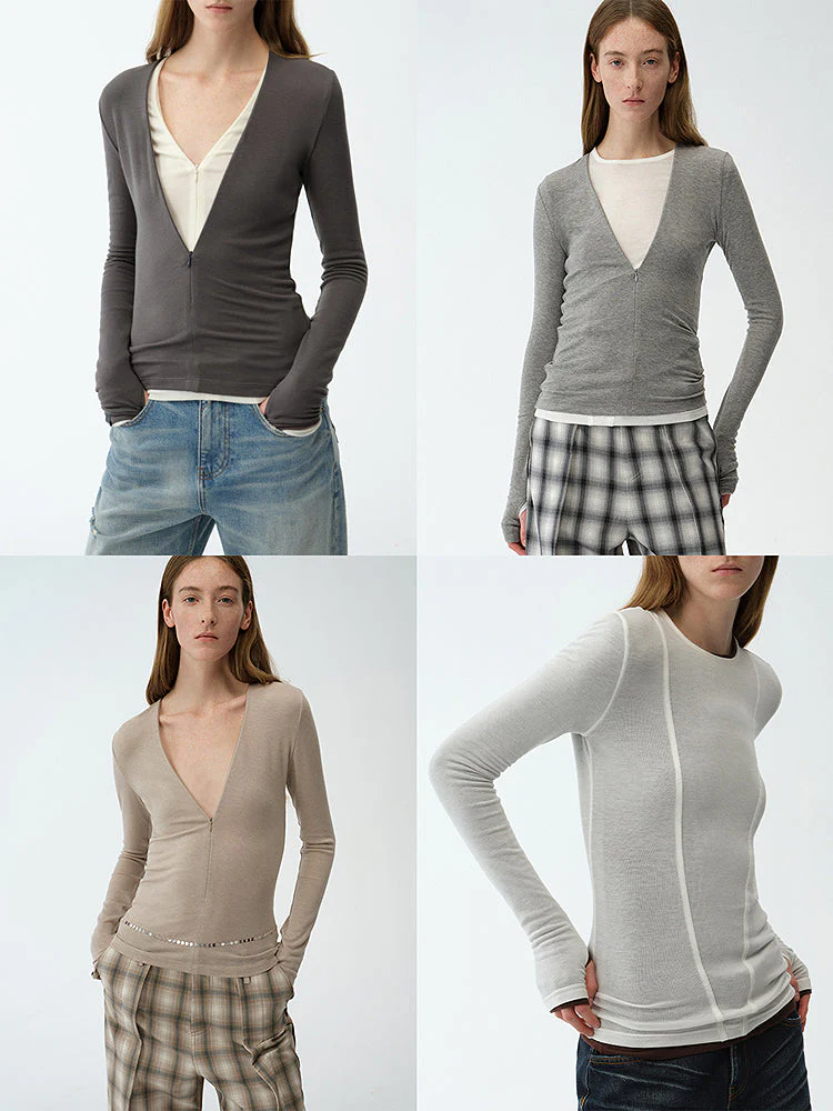 Minimalist Long Sleeve Top - Image 4