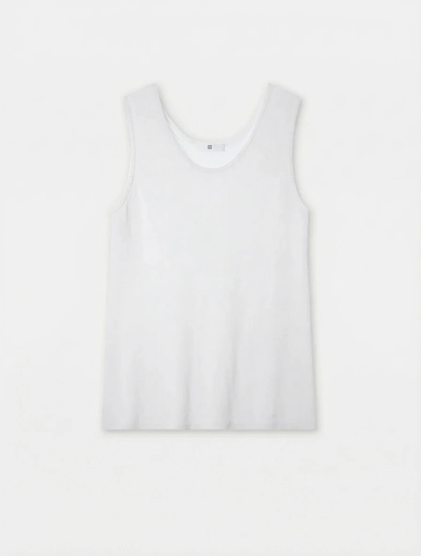 Minimalist Silk Linen Vest Dress - Image 3