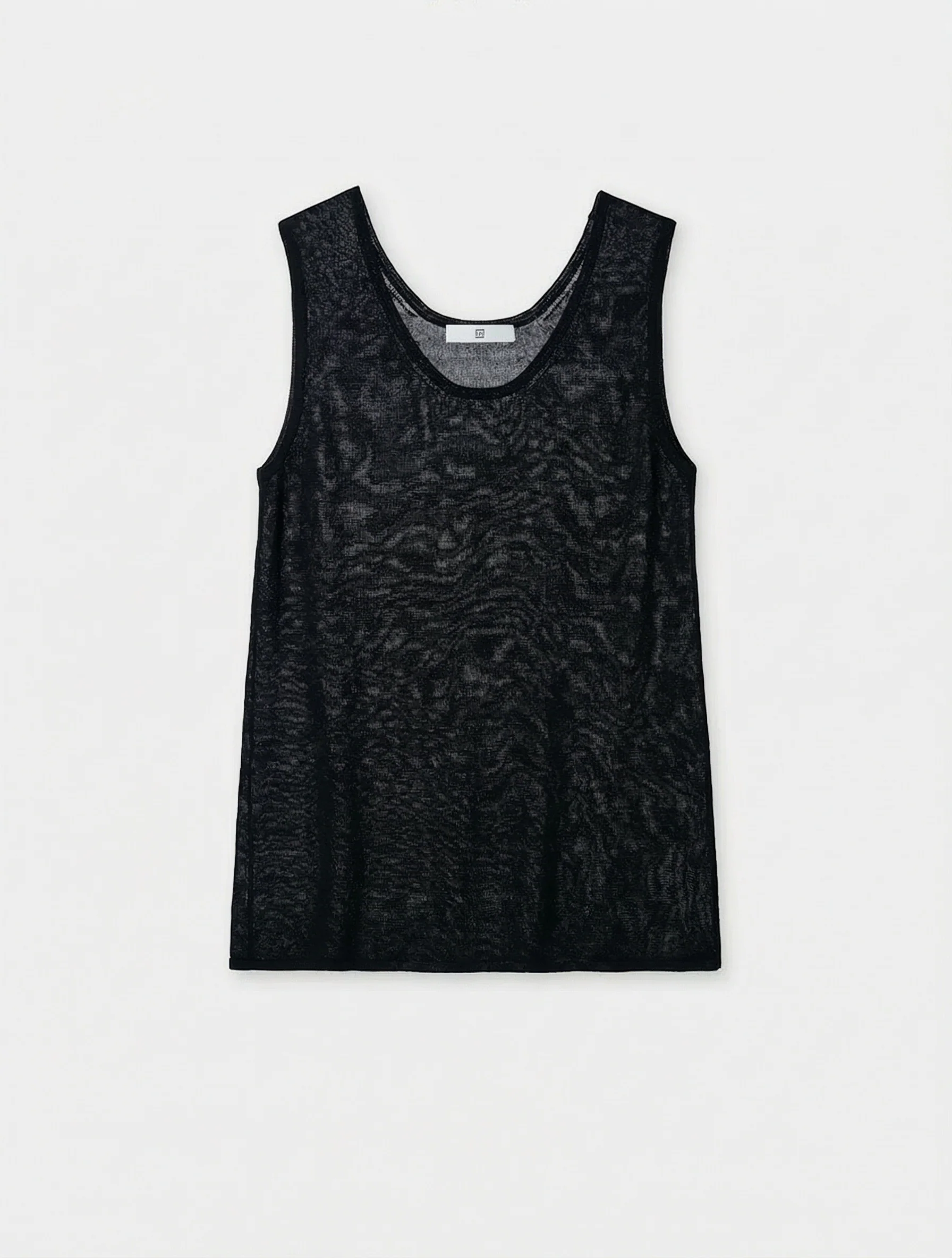 Minimalist Silk Linen Vest Dress - Image 4