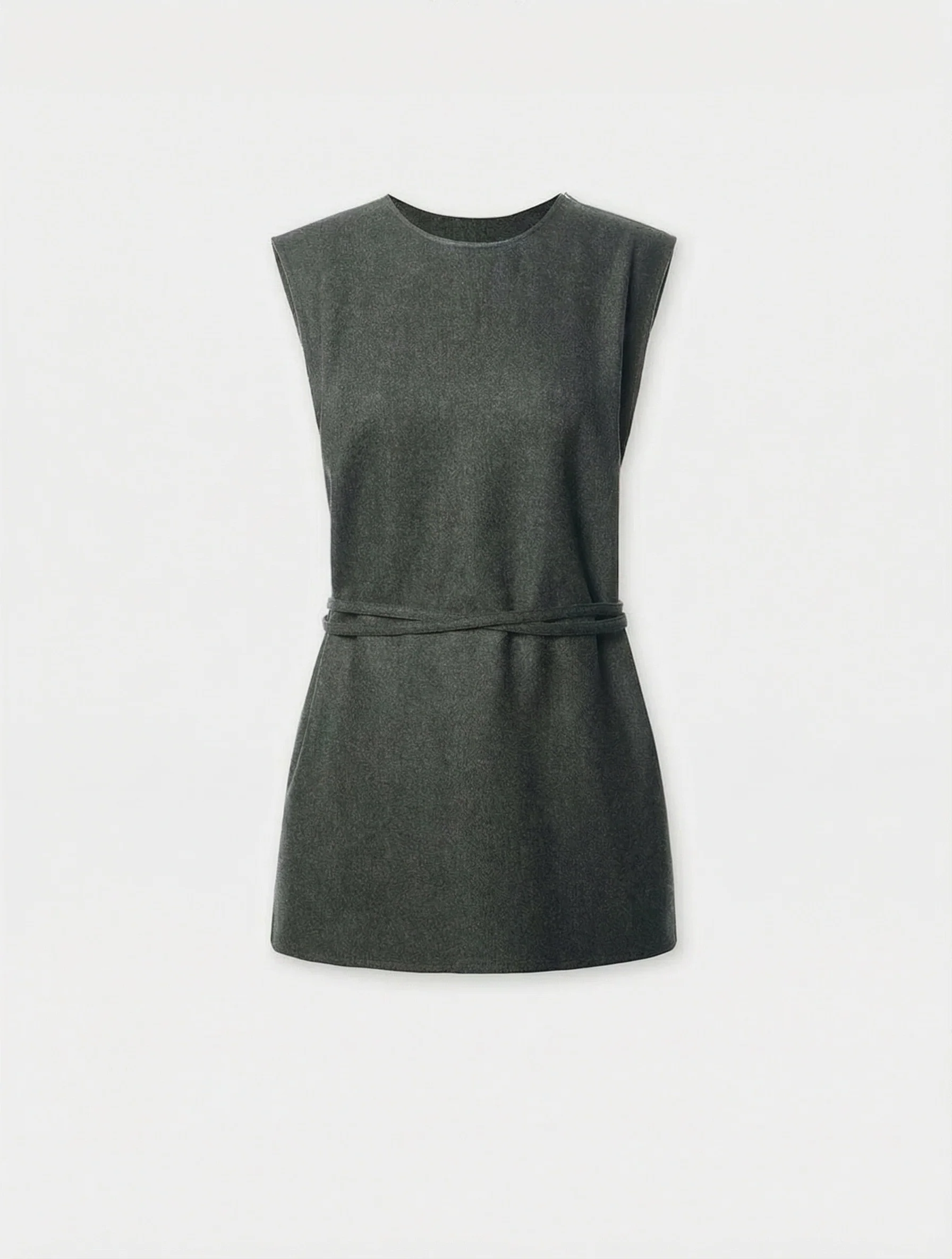 Minimalist Wool Overcoat Ensemble - Image 11