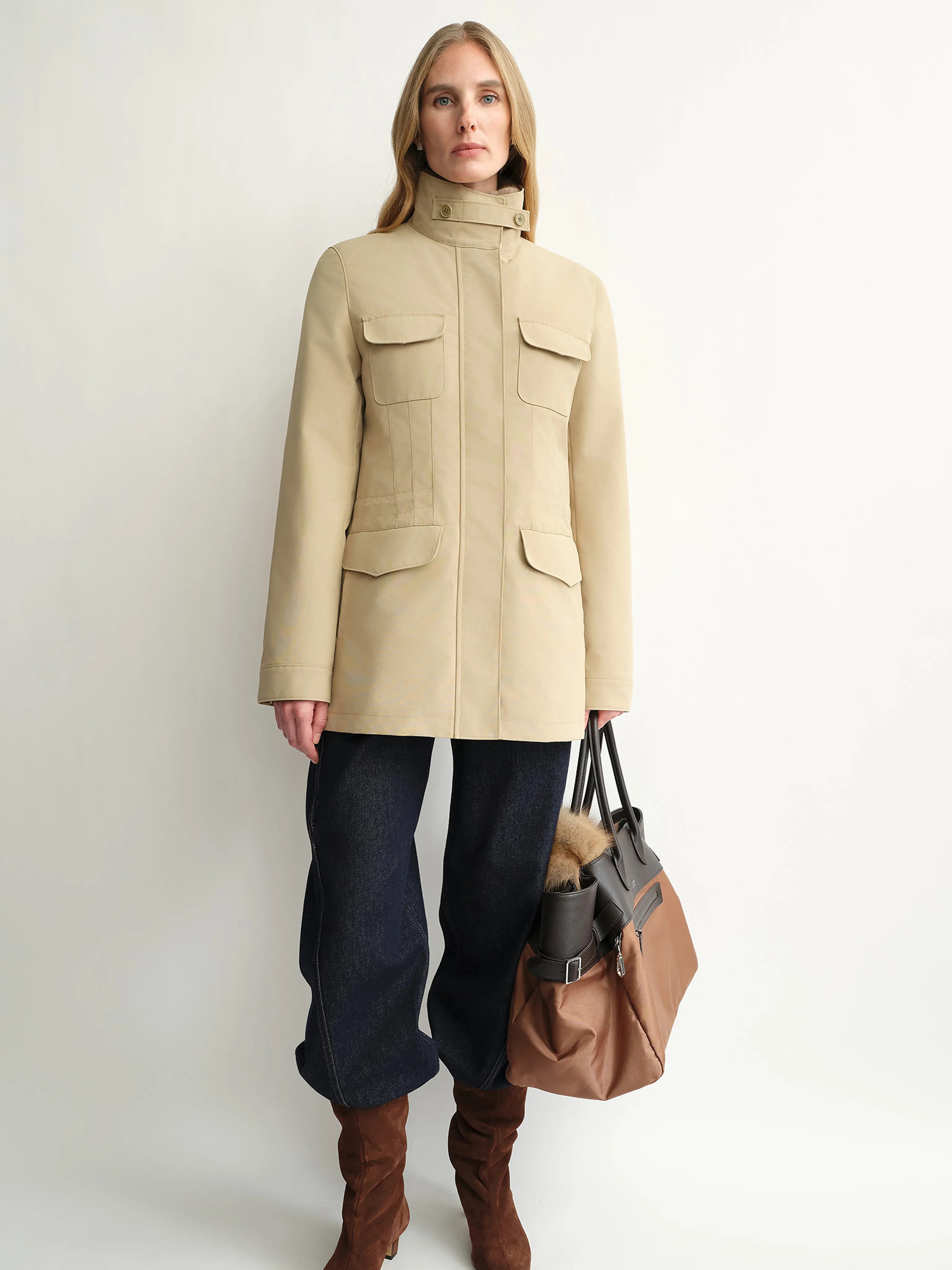 Mink Collar Down Parka