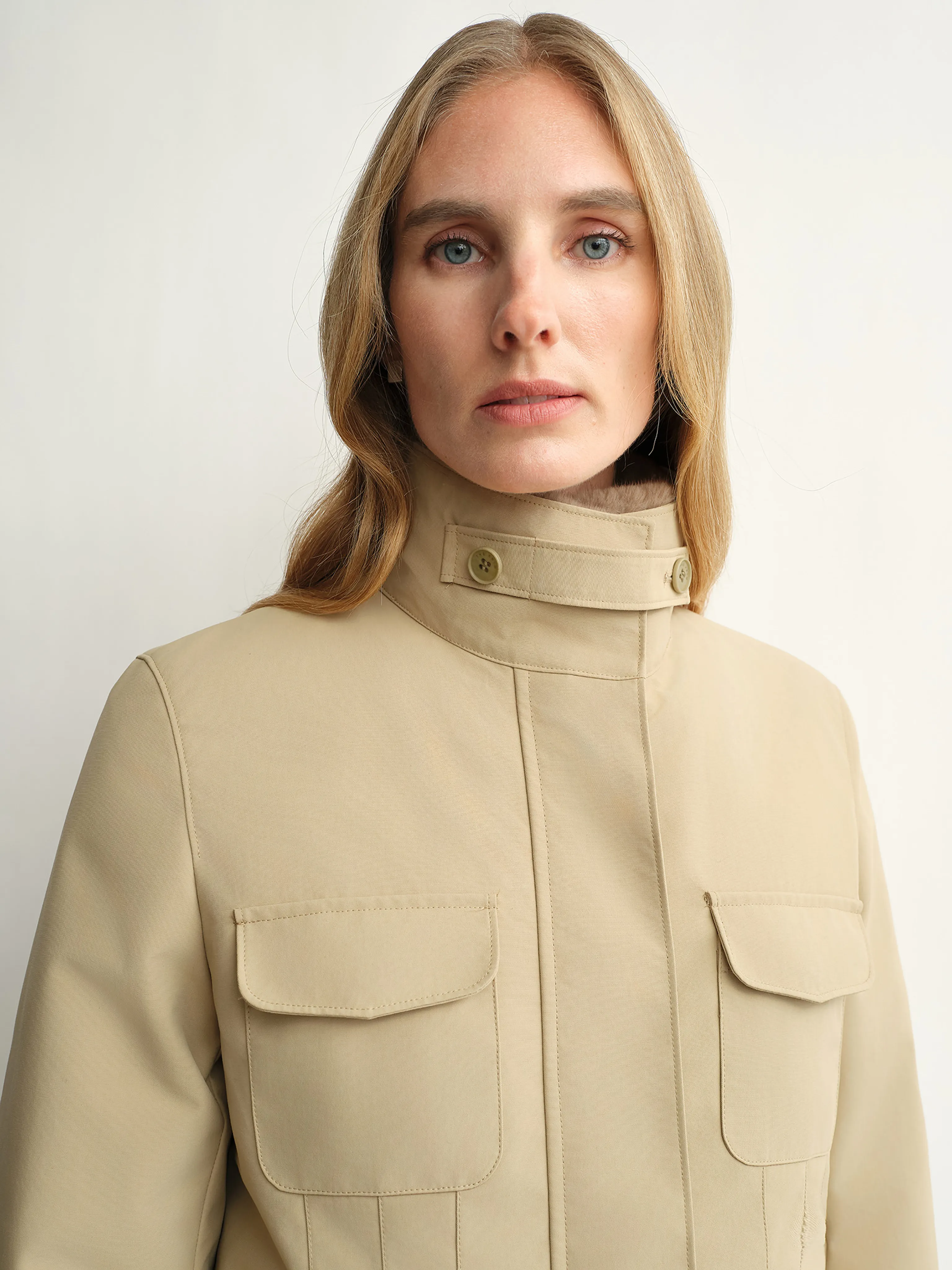 Mink Collar Down Parka - Image 10
