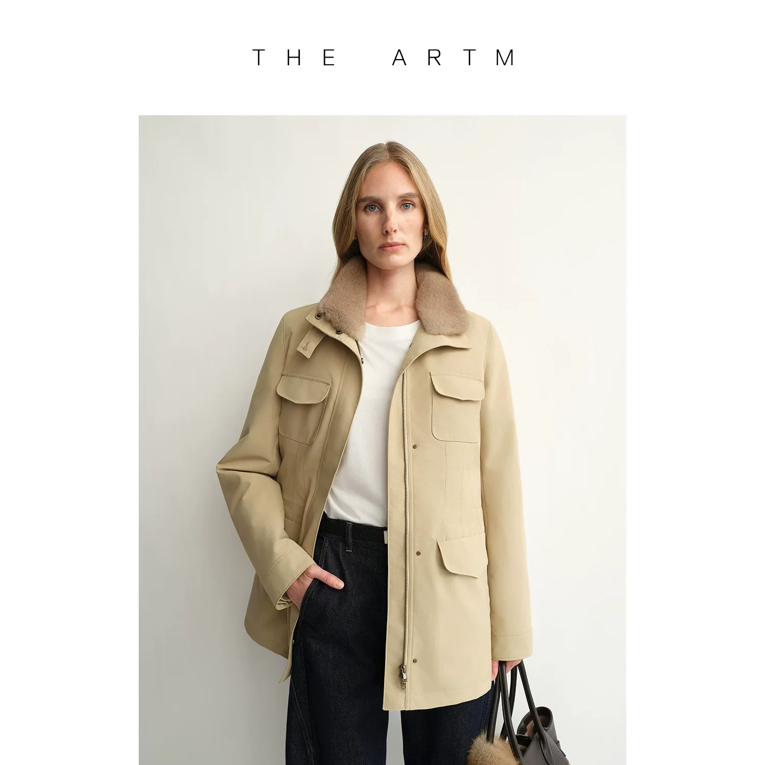 Mink Collar Down Parka - Image 13