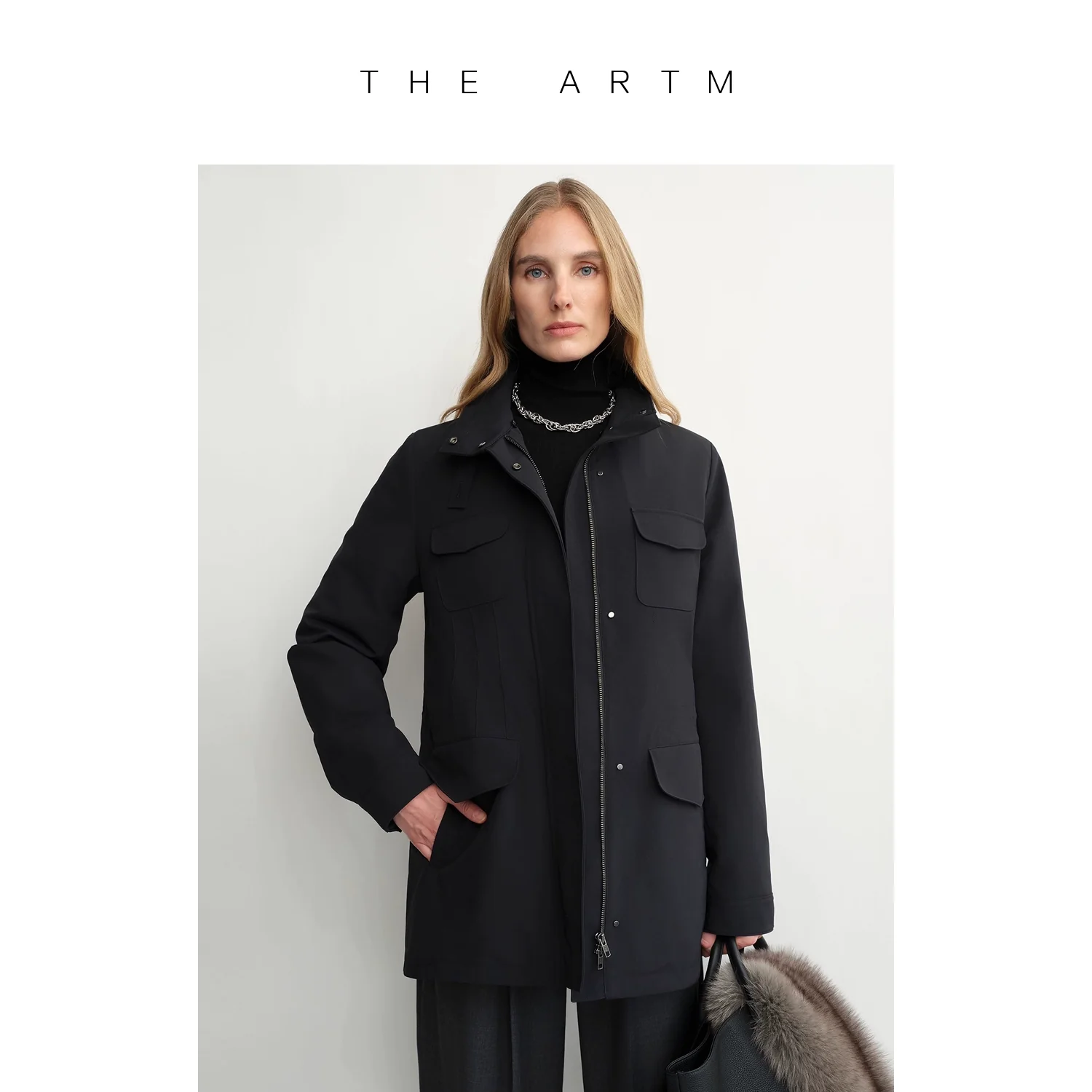 Mink Collar Down Parka - Image 8