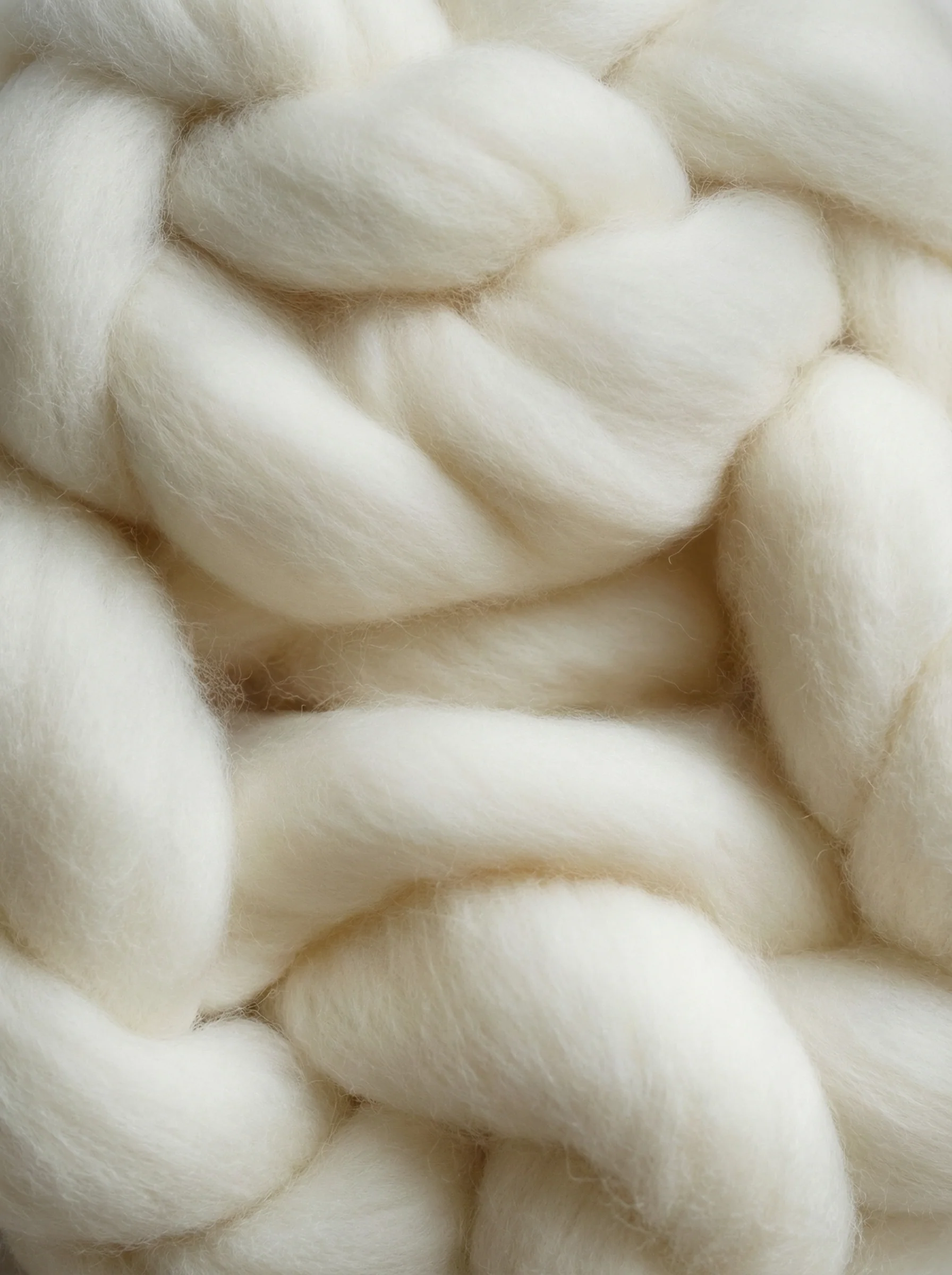 Mist White Merino Cable V-Neck Vest - Image 5