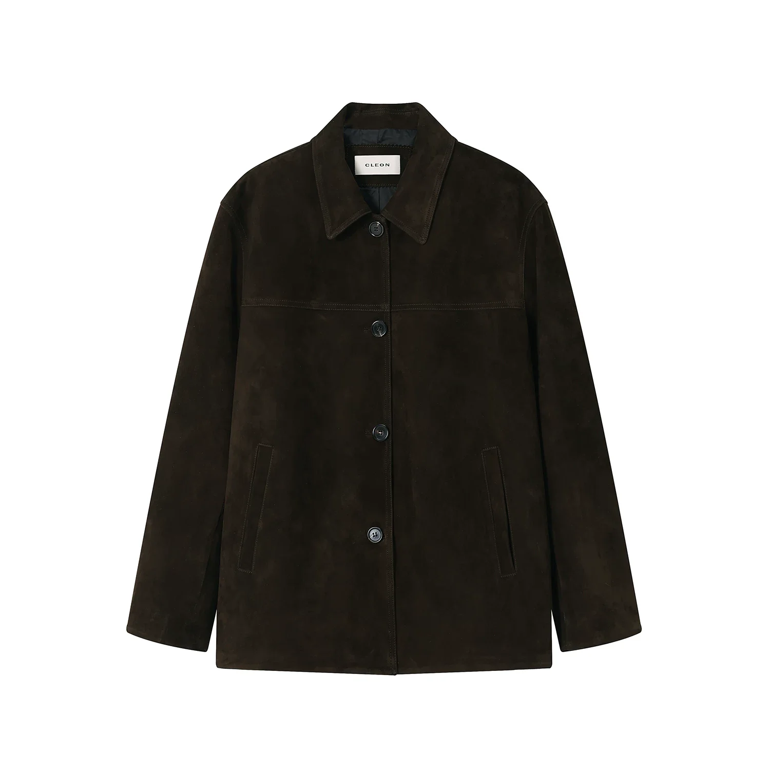Mixed Lambskin Shirt Jacket - Image 8