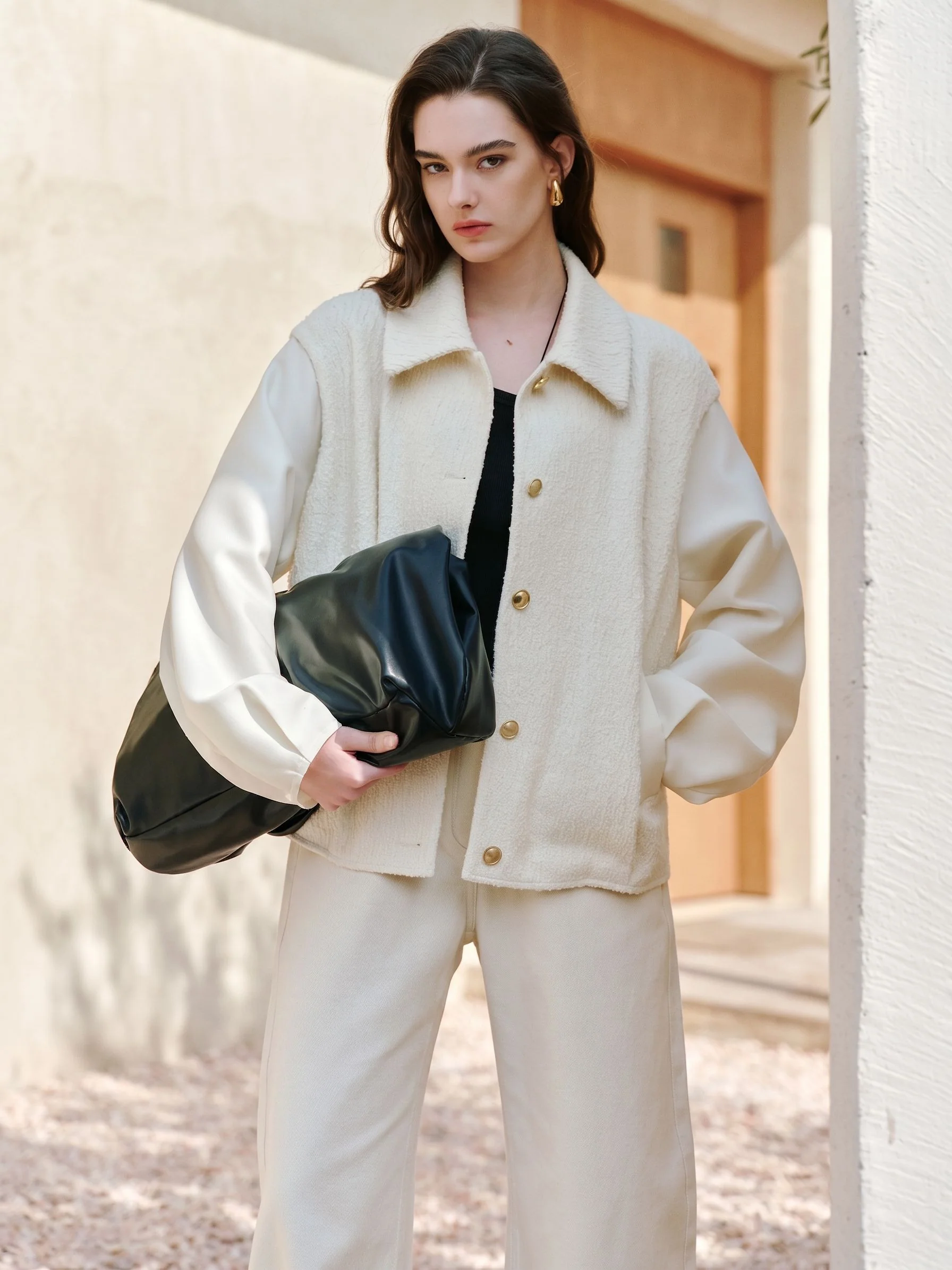 Mixed Texture Jacket - Image 3