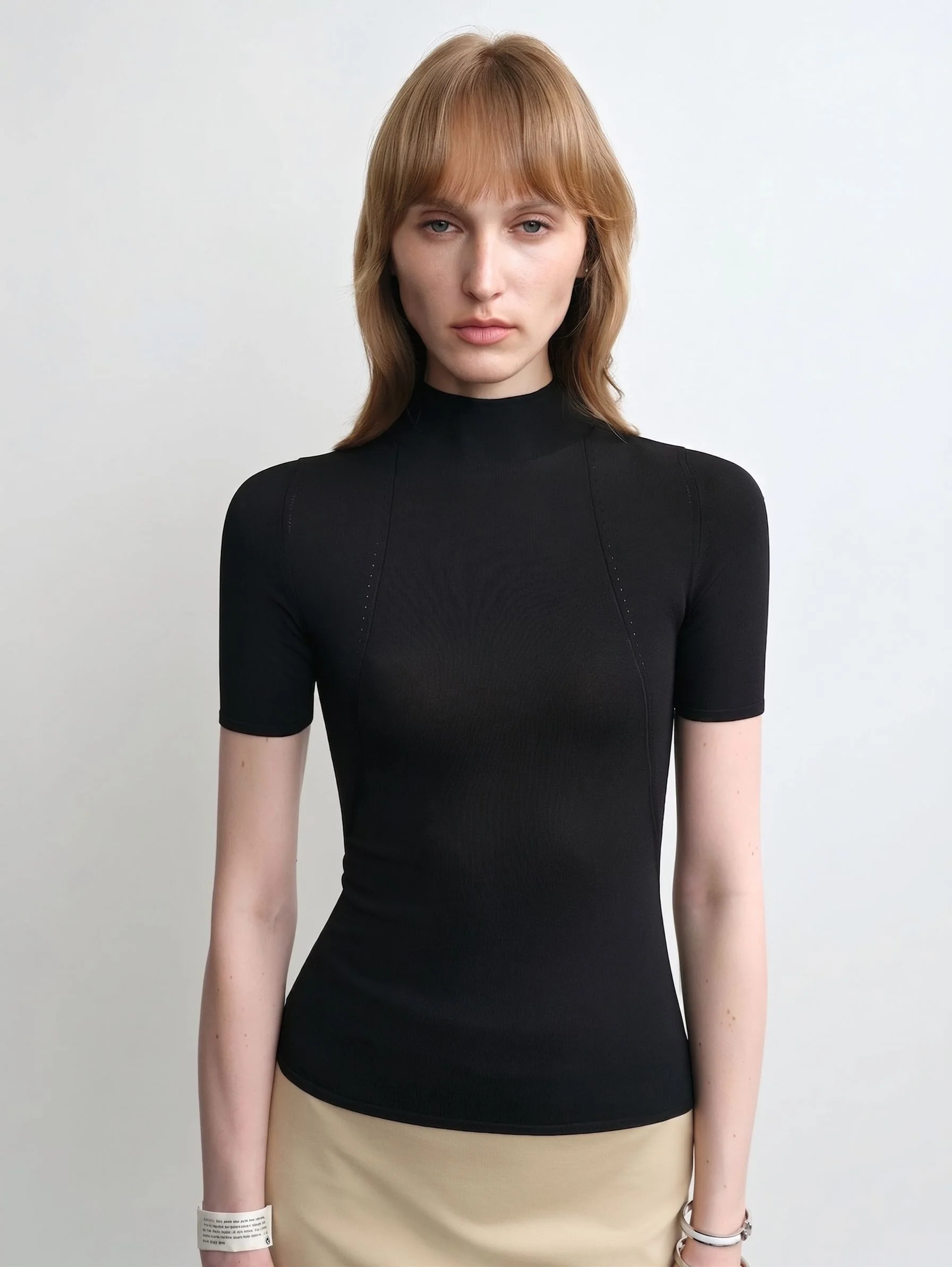 Mock Neck Tee - Image 5