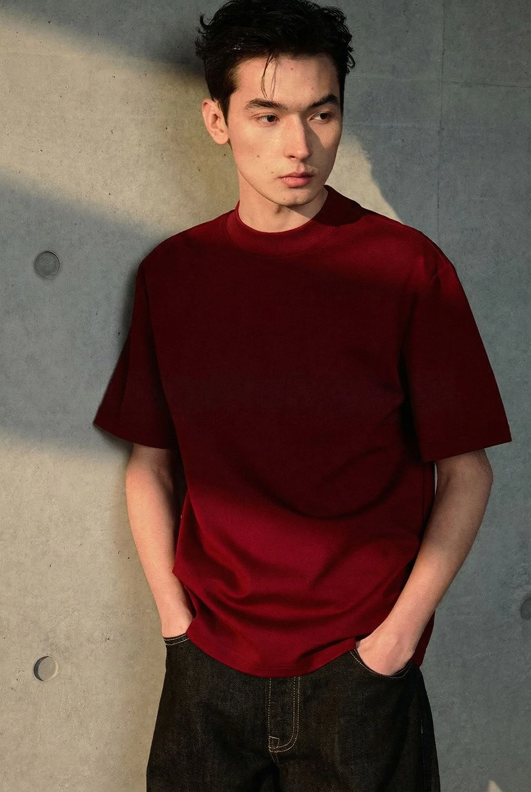 Mock Neck Tee