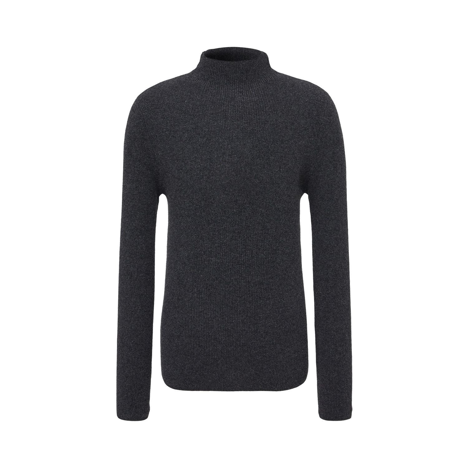 Mock Neck Wool Sweater - Image 6
