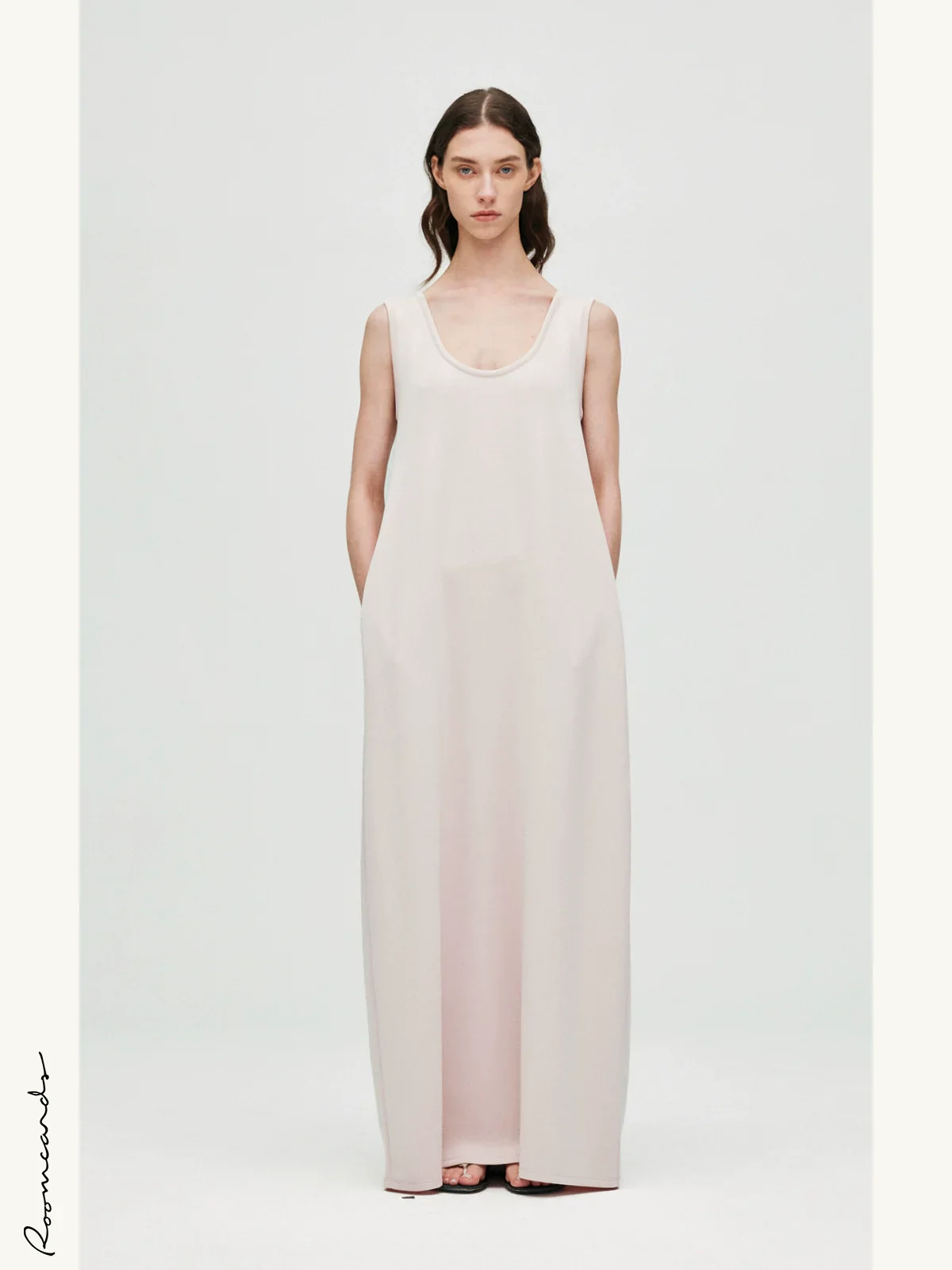 Modal U-Neck Maxi Dress - Image 4