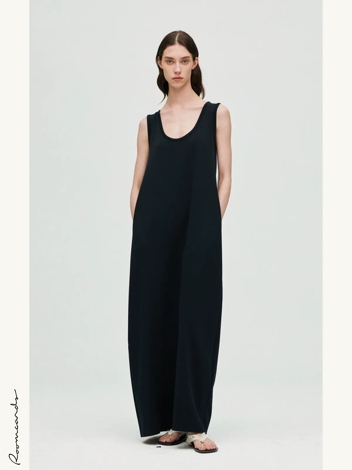 Modal U-Neck Maxi Dress - Image 6