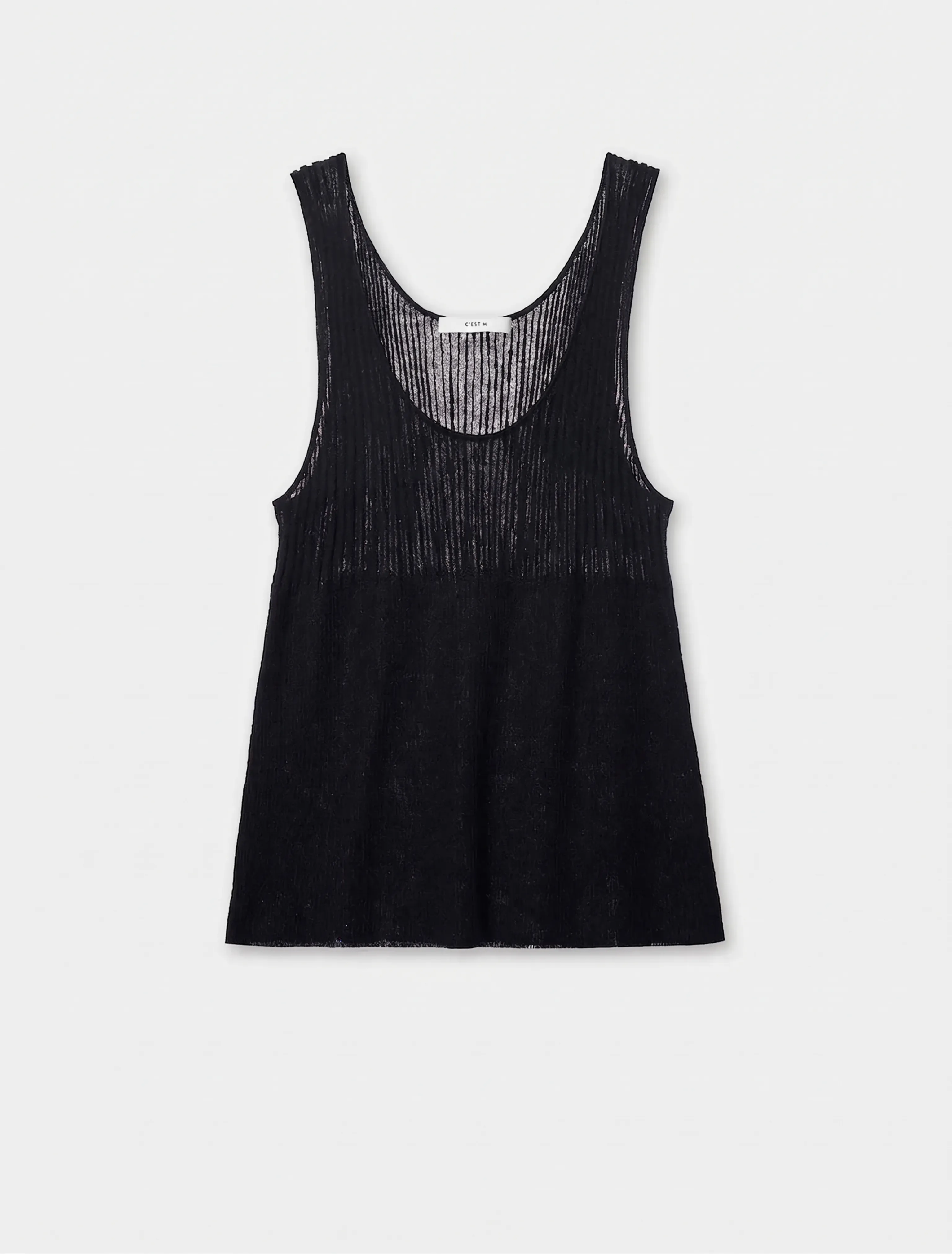 Mohair-Merino Vest & High-Twist Cotton Tee Set - Image 6